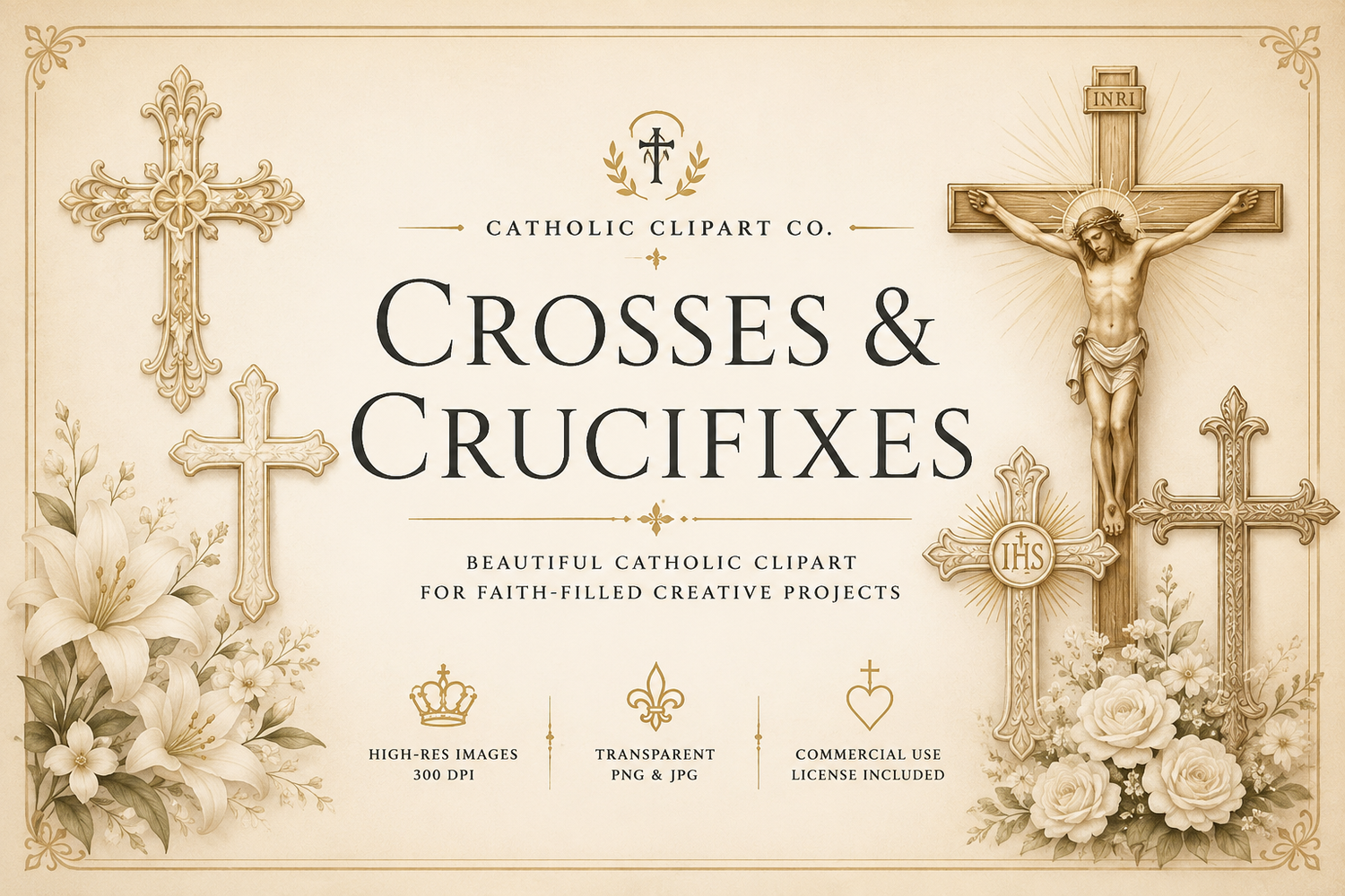 Crosses & Crucifixes Clipart