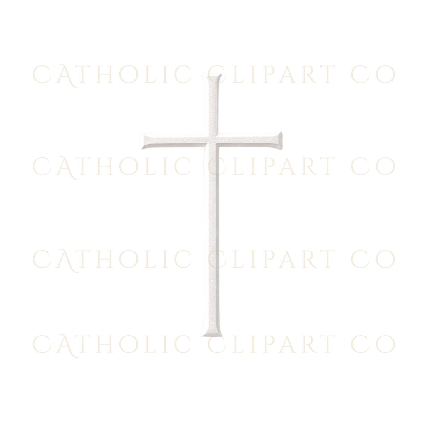 Sacred Heart Embossed Clipart PNG | Catholic Wedding Emblem Set | IHS Marian M Cross Crest Commercial Use