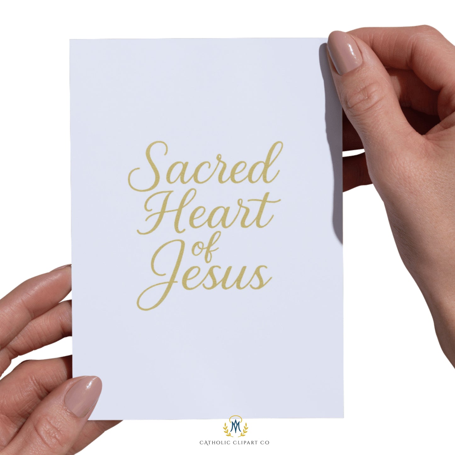 Vintage Sacred Heart of Jesus IHS Catholic artwork | Arte católico vintage del Sagrado Corazón de Jesús con IHS