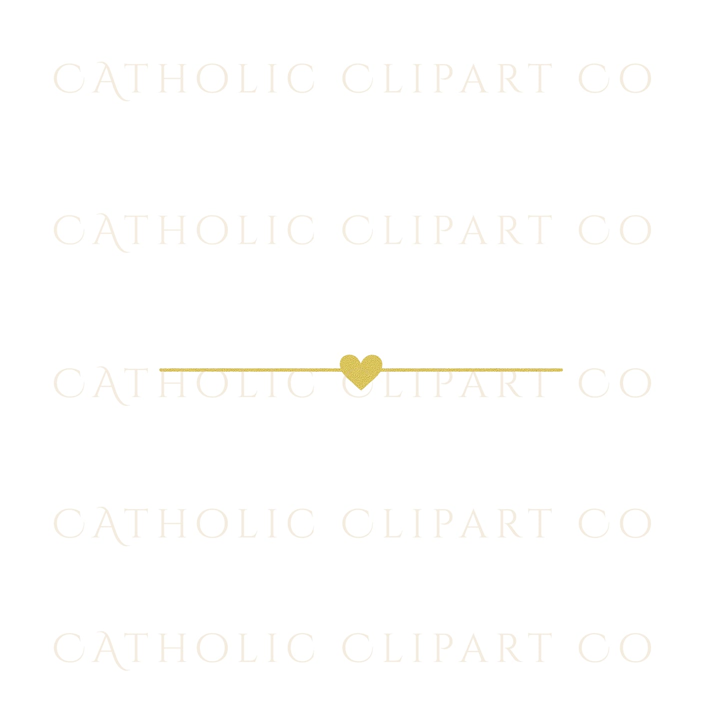 Gold Sacred Hearts Clipart Bundle, Sacred Heart of Jesus & Immaculate Heart of Mary, Catholic Gold Foil PNG JPG Set