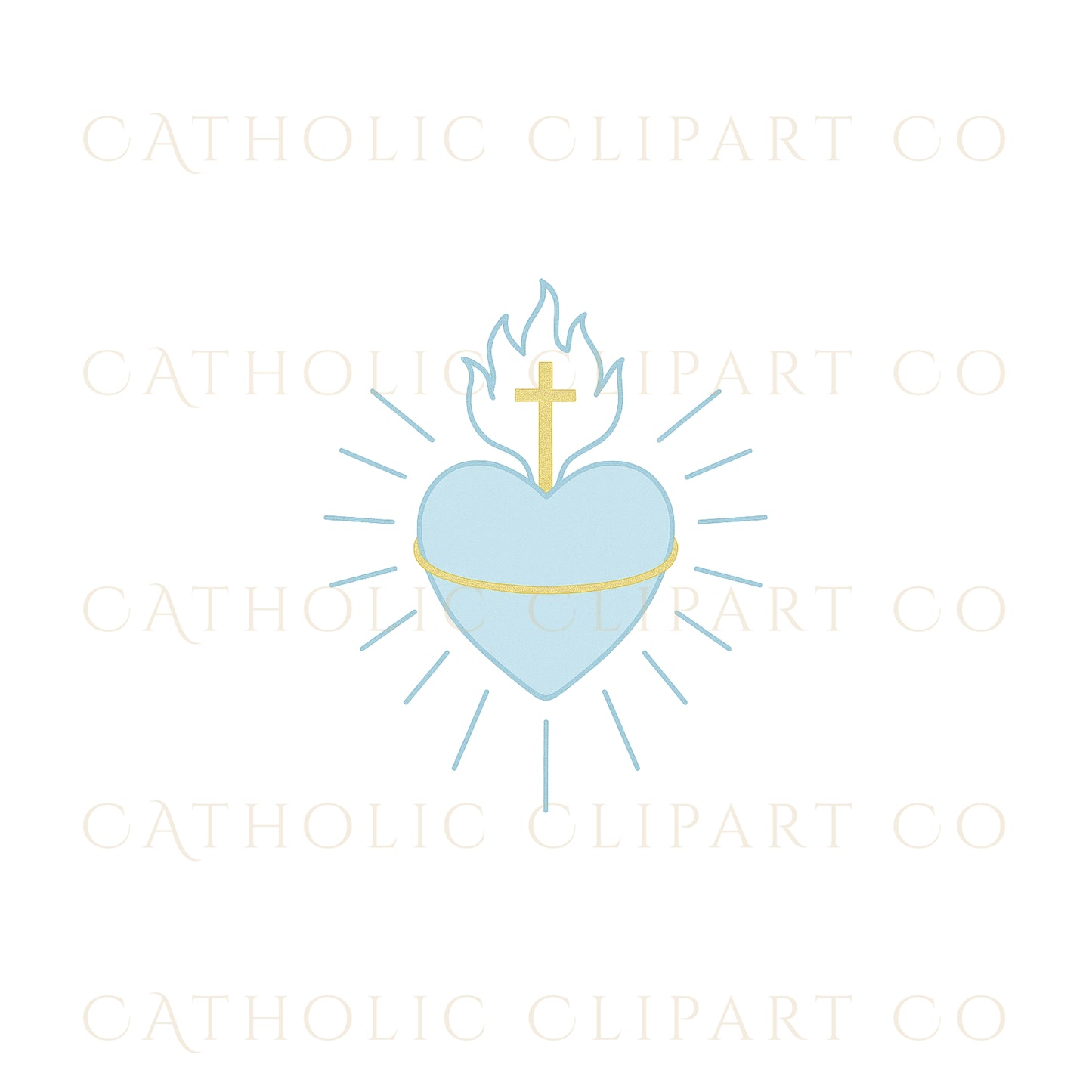 12 star Marian halo blue and gold Catholic clipart — Halo mariano de 12 estrellas azul y dorado clipart católico
