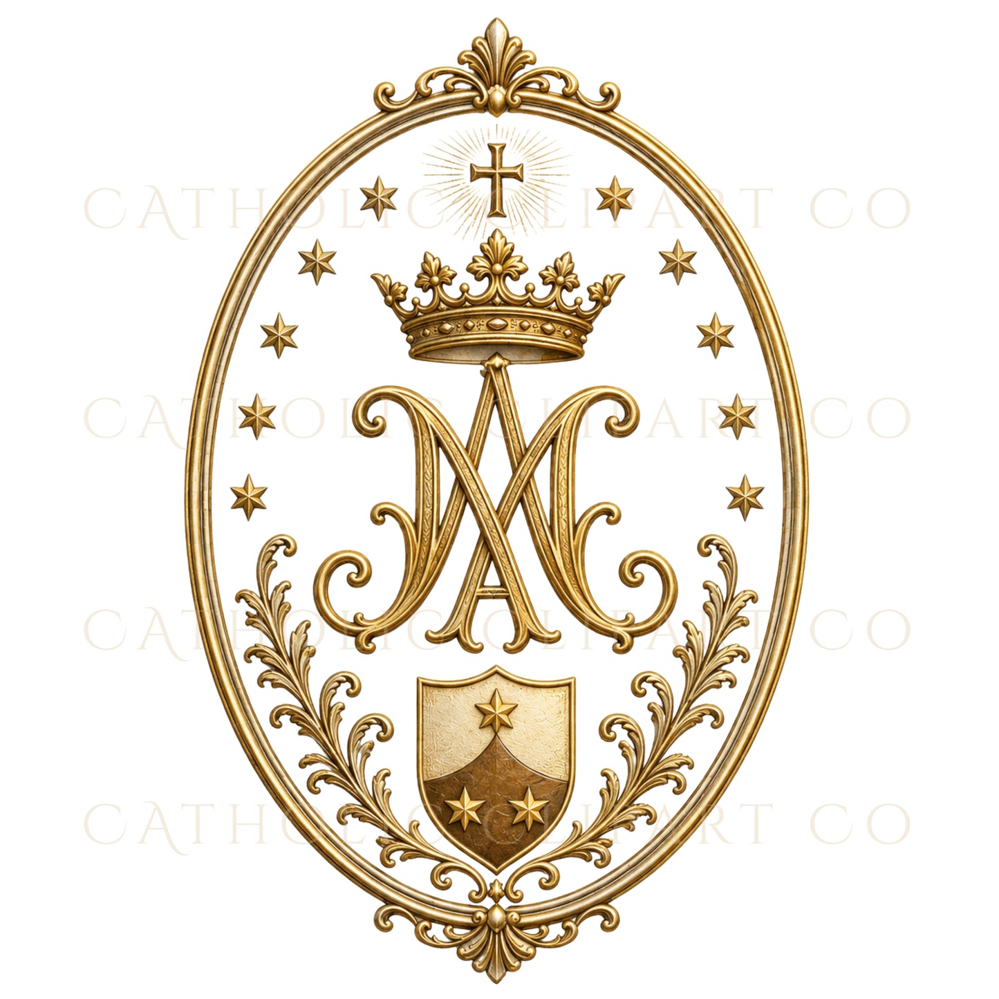 Our Lady of Mount Carmel Clipart PNG Bundle, Brown Scapular Catholic Mary Clipart, Virgen del Carmen Religious Graphics