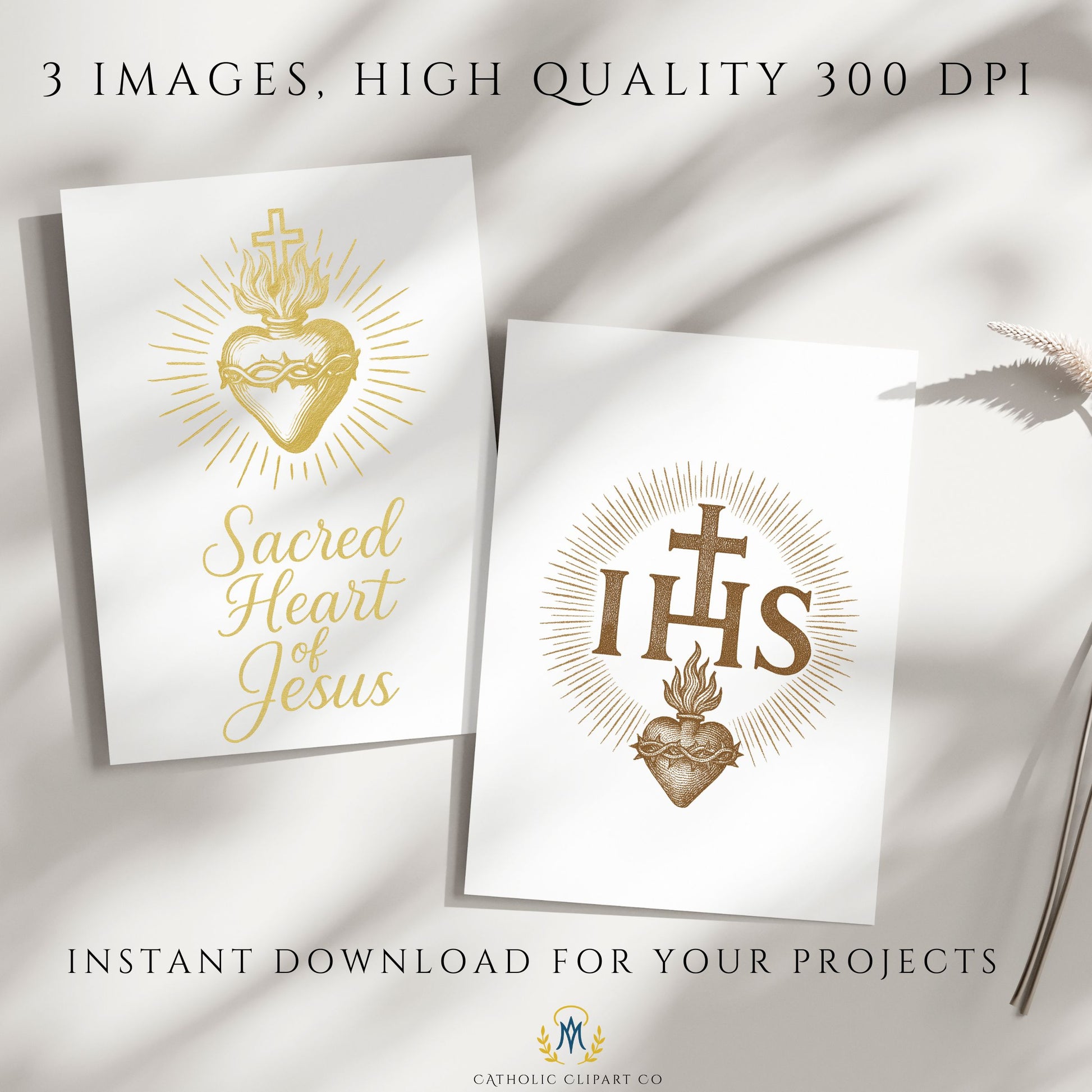 Catholic Sacred Heart of Jesus religious clipart PNG | Clipart católico del Sagrado Corazón de Jesús PNG