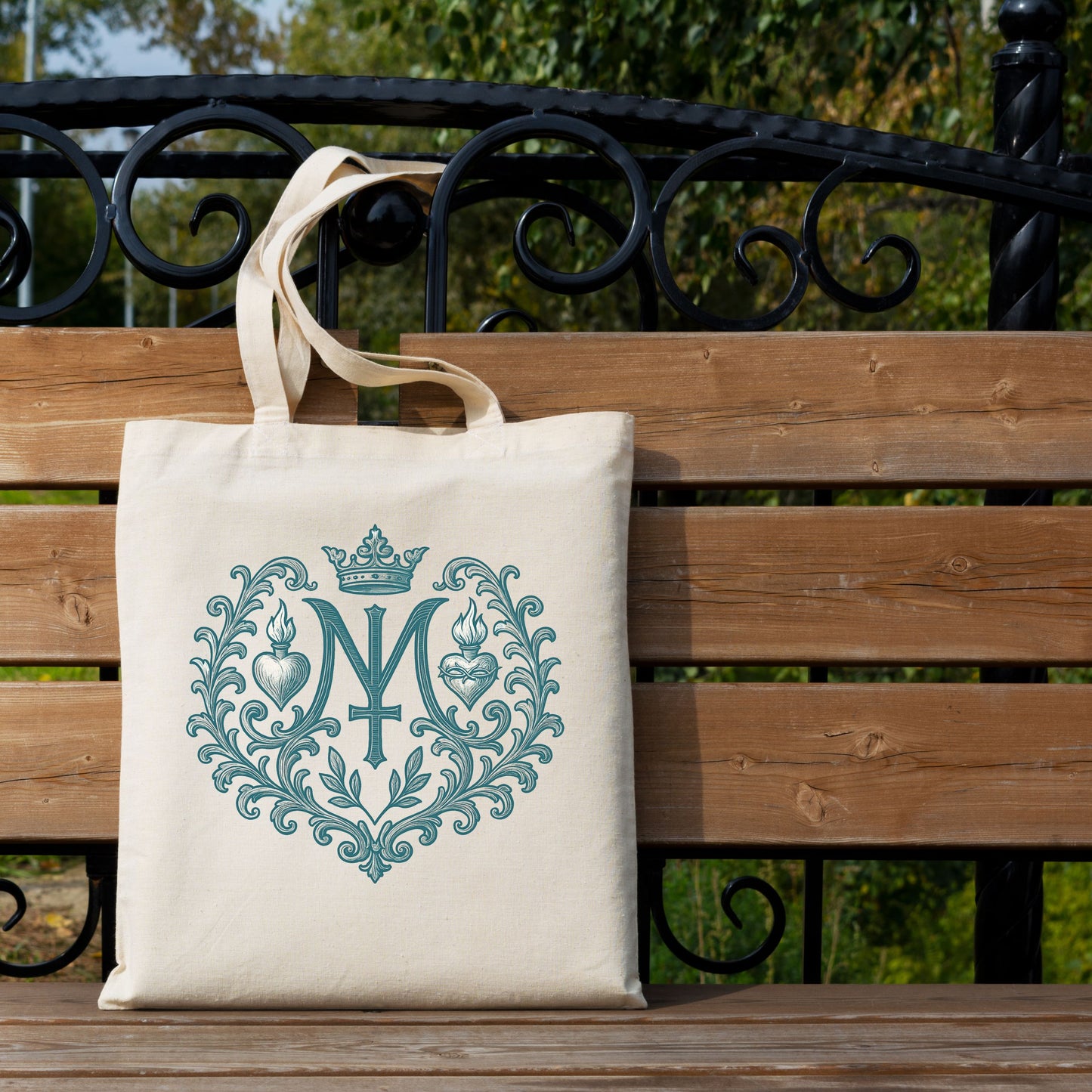 Auspice of Mary Clipart, Marian Monogram PNG JPG, Catholic M Symbol Clipart Set, Vintage Blue Marian Emblem, Luxury Catholic Art