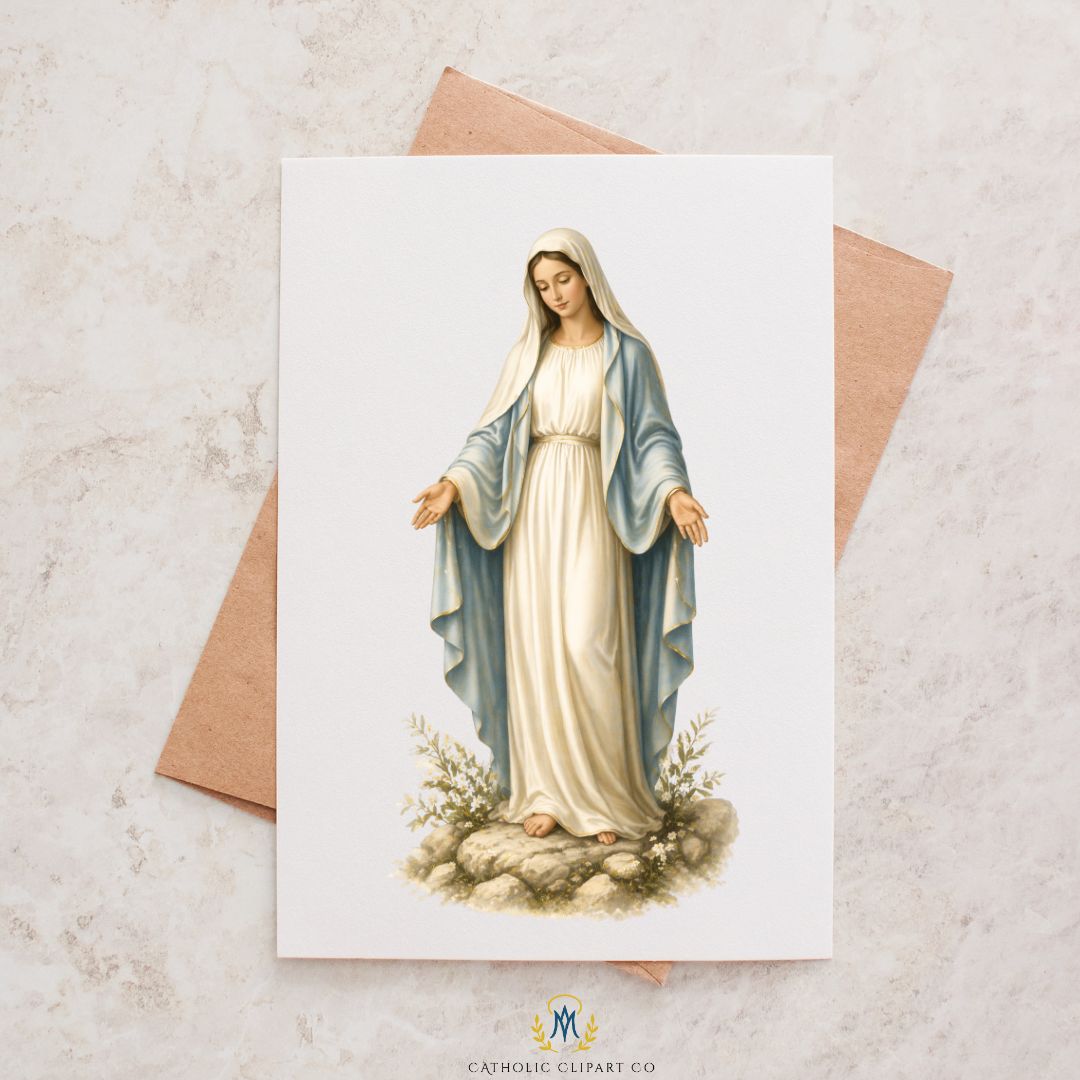 Our Lady of Guadalupe clipart full body radiant mandorla Catholic Marian image PNG