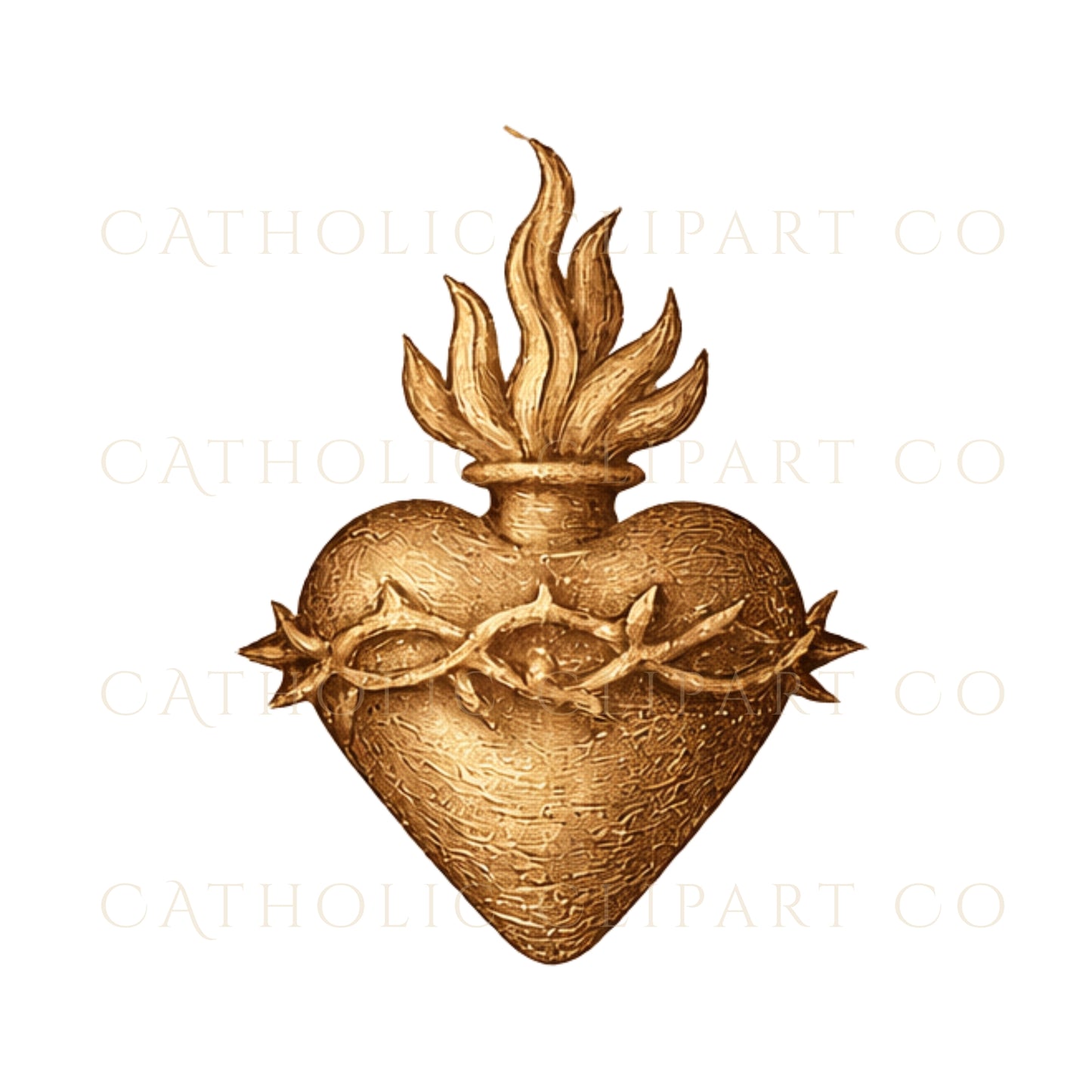 Sacred Heart Catholic Symbol Suite | IHS, Eucharist, Cross & Marian Emblems PNG | Catholic Wedding and Sacramental Designs