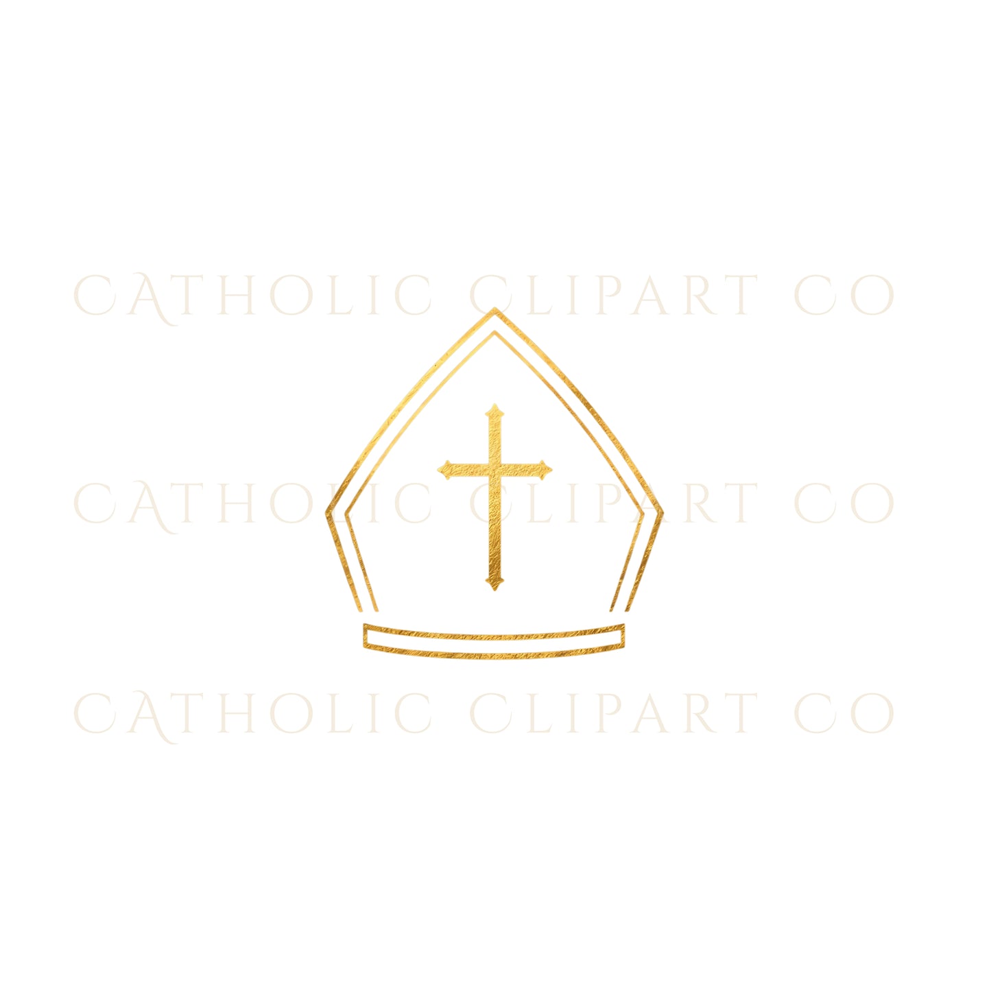 Gold Catholic Sacramental Symbols Clipart Bundle | 10 Gold Sacrament Icons | Catholic PNG | Baptism Communion Confirmation Art