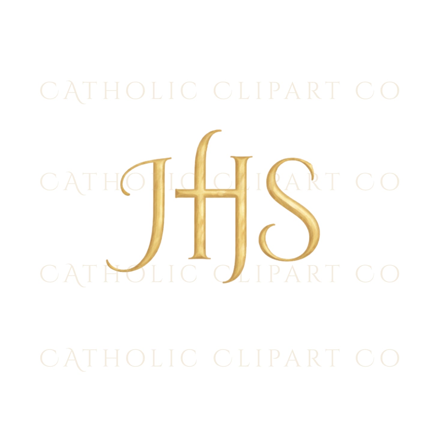 Catholic Watercolor Sacraments Clipart | Baptism First Communion Confirmation Wedding | Gold Religious PNG for Commercial Use