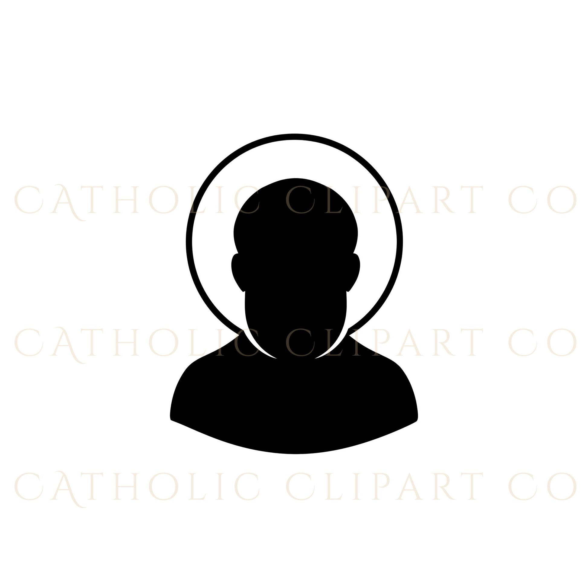 Holy saint silhouettes for Cricut crafts, santos para proyectos Cricut