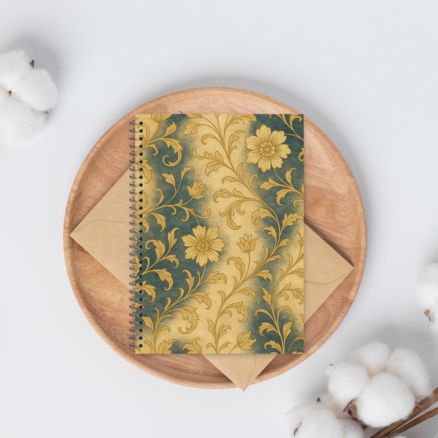 12x12 Catholic printable paper in soft Marian watercolor wash | Papel imprimible católico 12x12 con lavado acuarela mariano