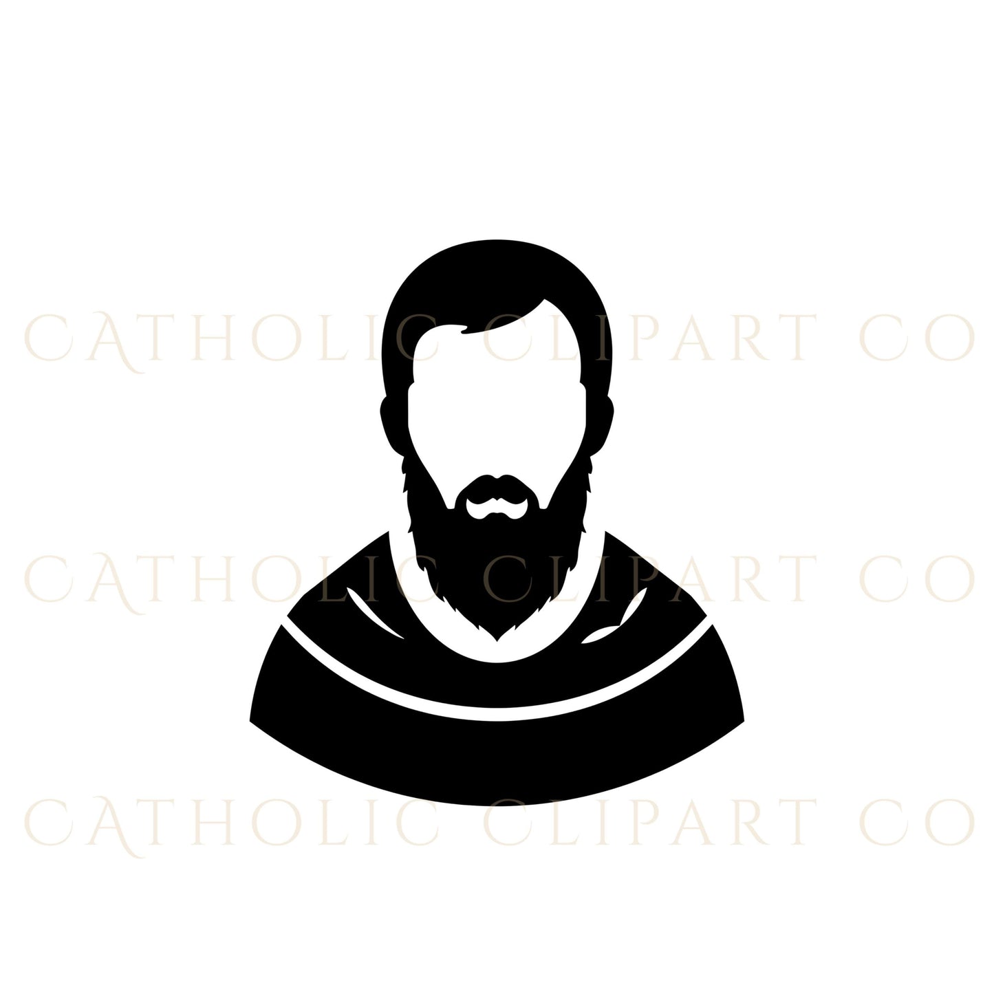 Saint clip art for church printables, clipart de santos para parroquias