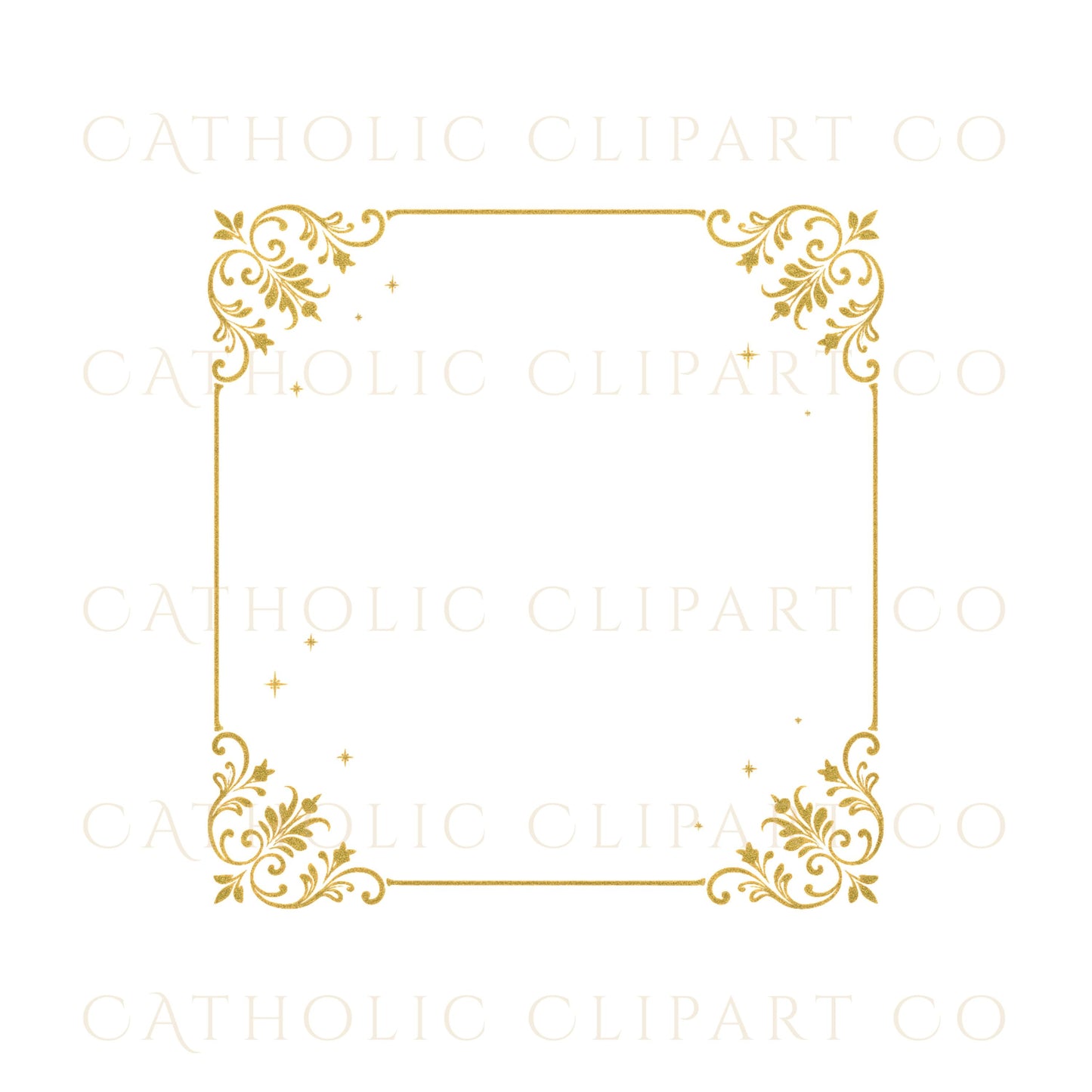 Gold circle frame PNG for planners and stickers / Marco circular dorado PNG para planners y stickers