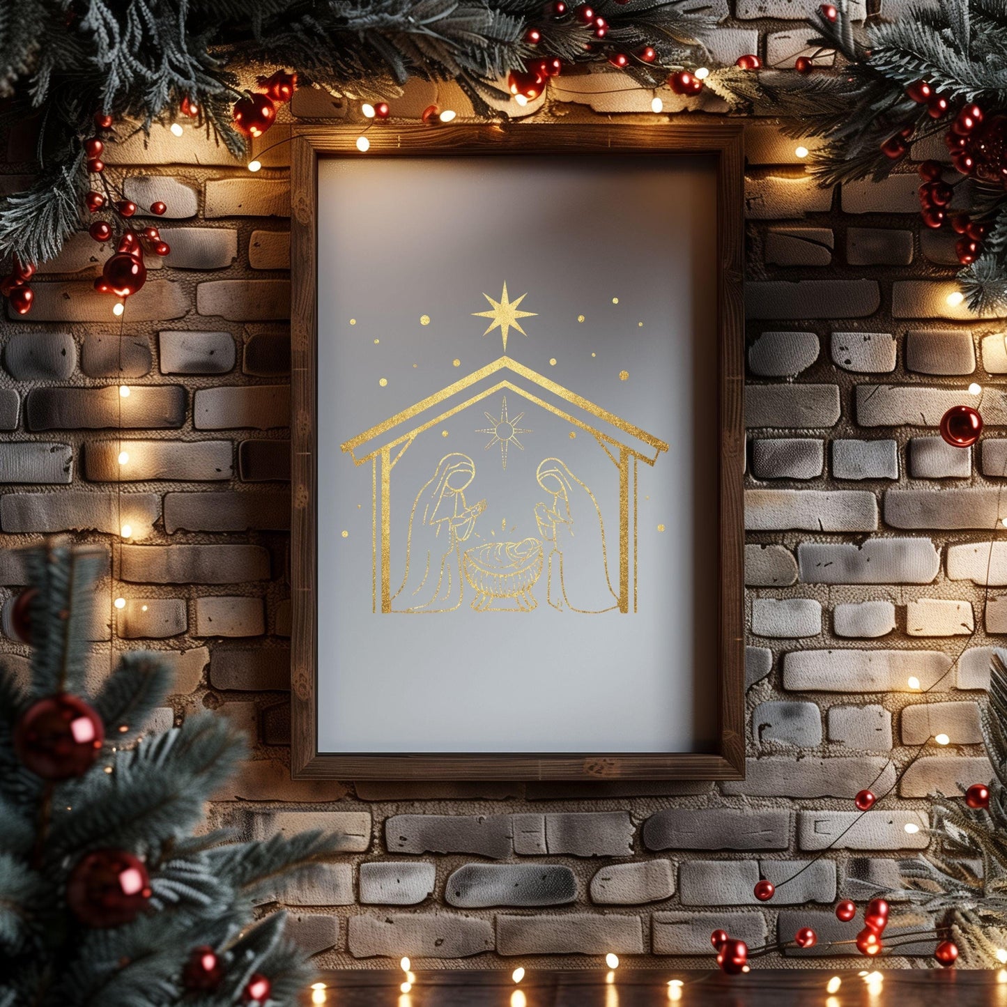 Religious Christmas art clipart, arte navideño religioso