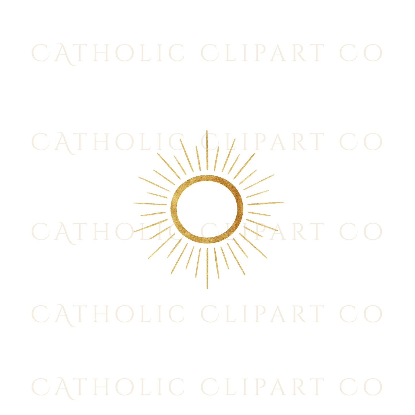 St. George gold foil aesthetic PNG | San Jorge con detalles dorados PNG