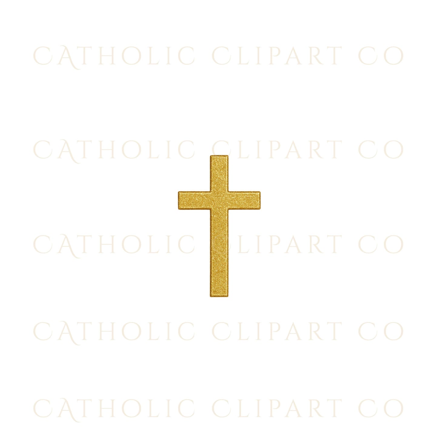 Round gold cross symbol PNG | Símbolo de cruz dorada circular PNG