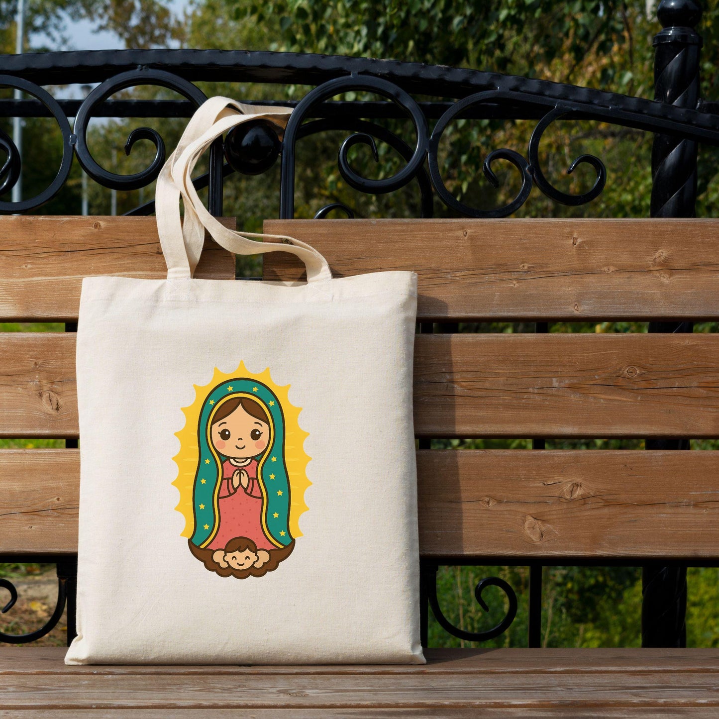 Chibi Virgin Mary PNG for baptism projects – PNG chibi de la Virgen María para proyectos de bautizo