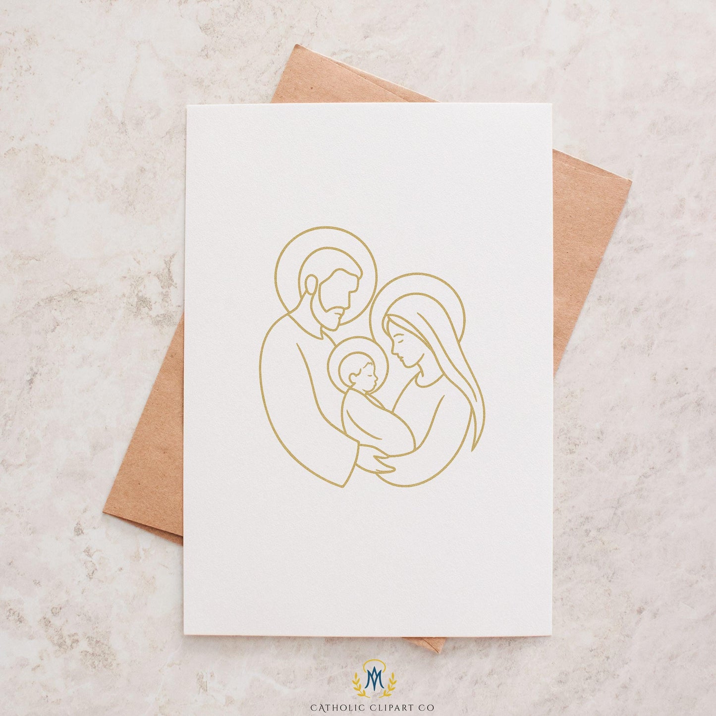 Holy Family for nativity designs – Sagrada Familia para diseños de Natividad