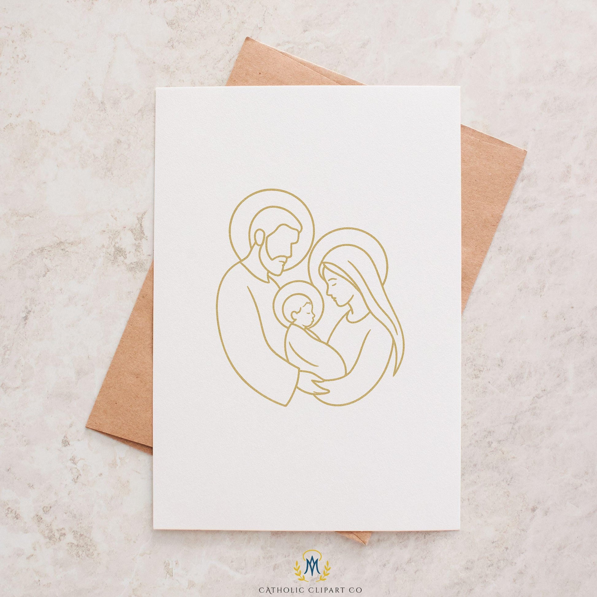 Holy Family for nativity designs – Sagrada Familia para diseños de Natividad