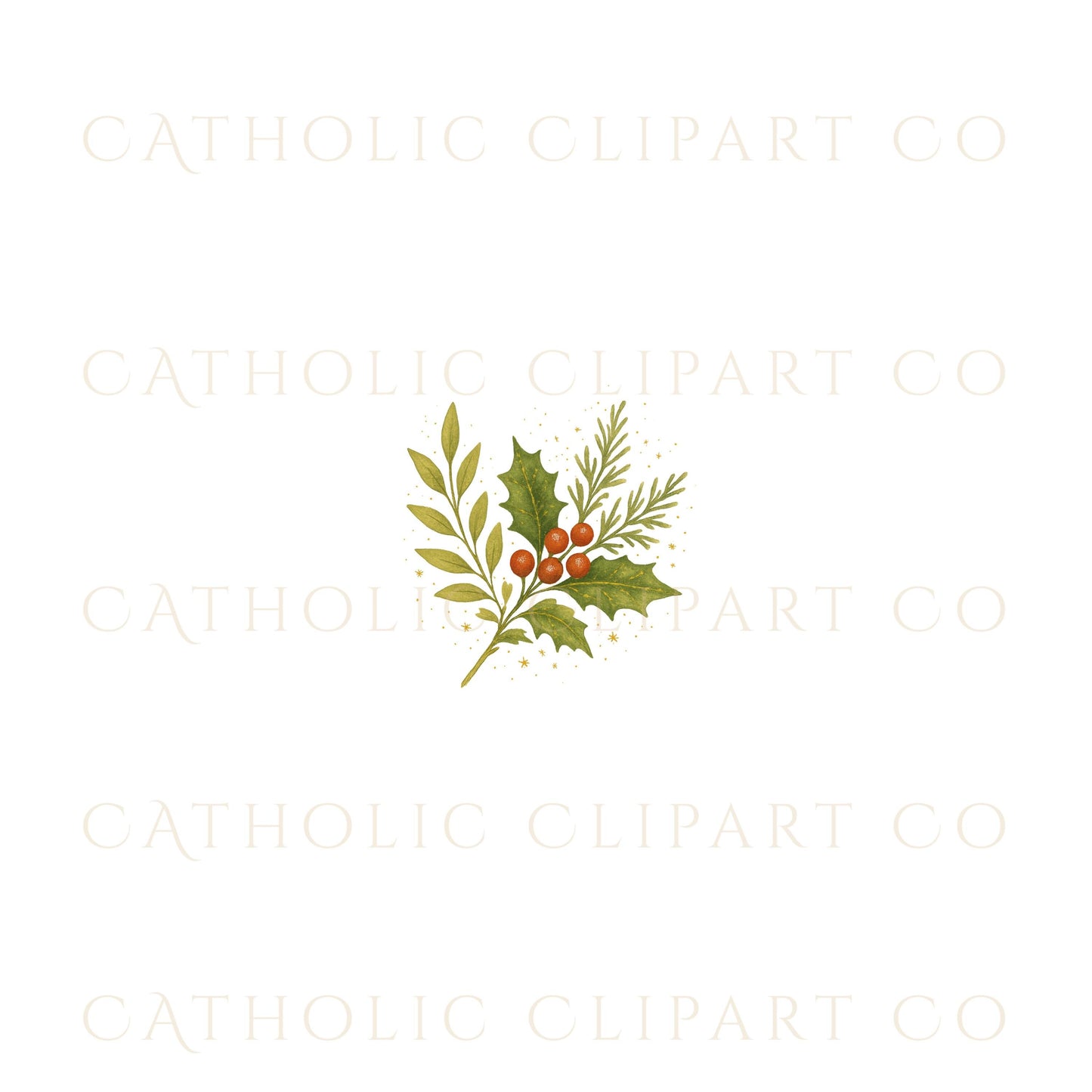 Catholic Advent clipart with candles and greenery, clipart católico de Adviento con velas y follaje.