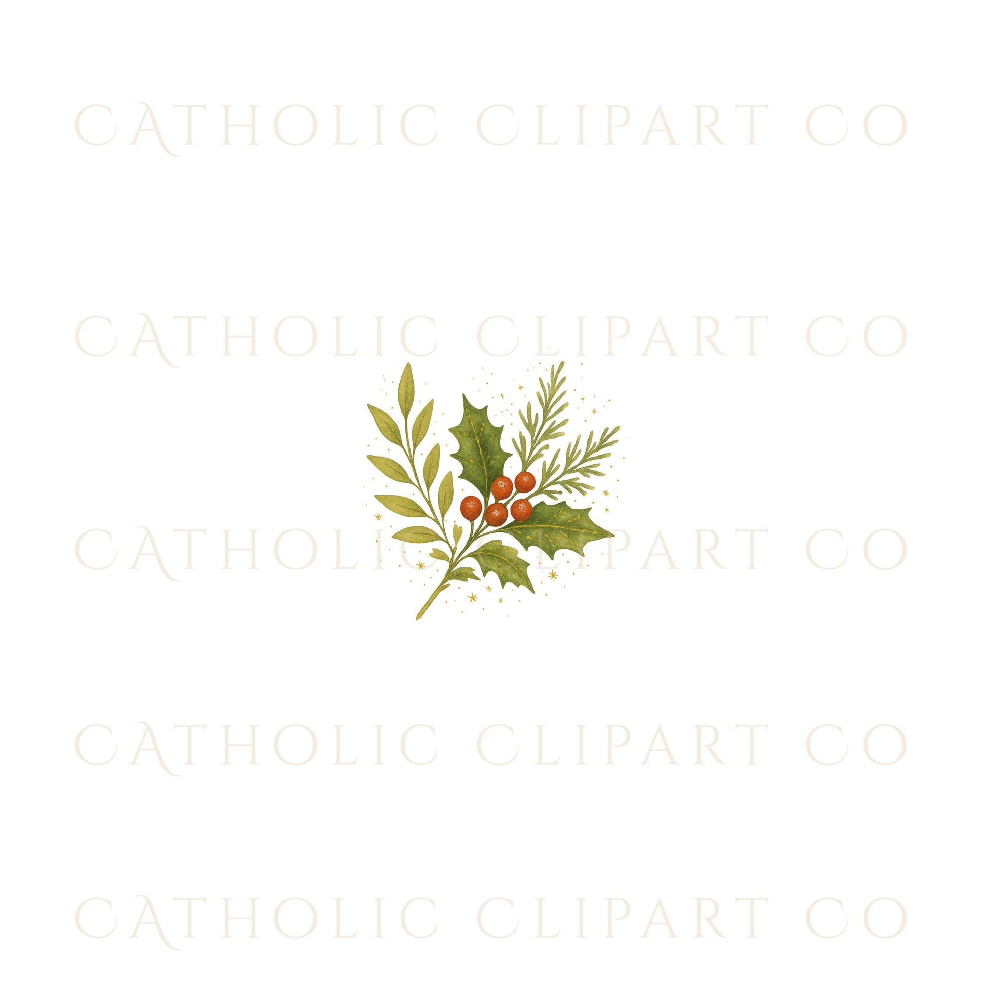 Catholic Advent clipart with candles and greenery, clipart católico de Adviento con velas y follaje.