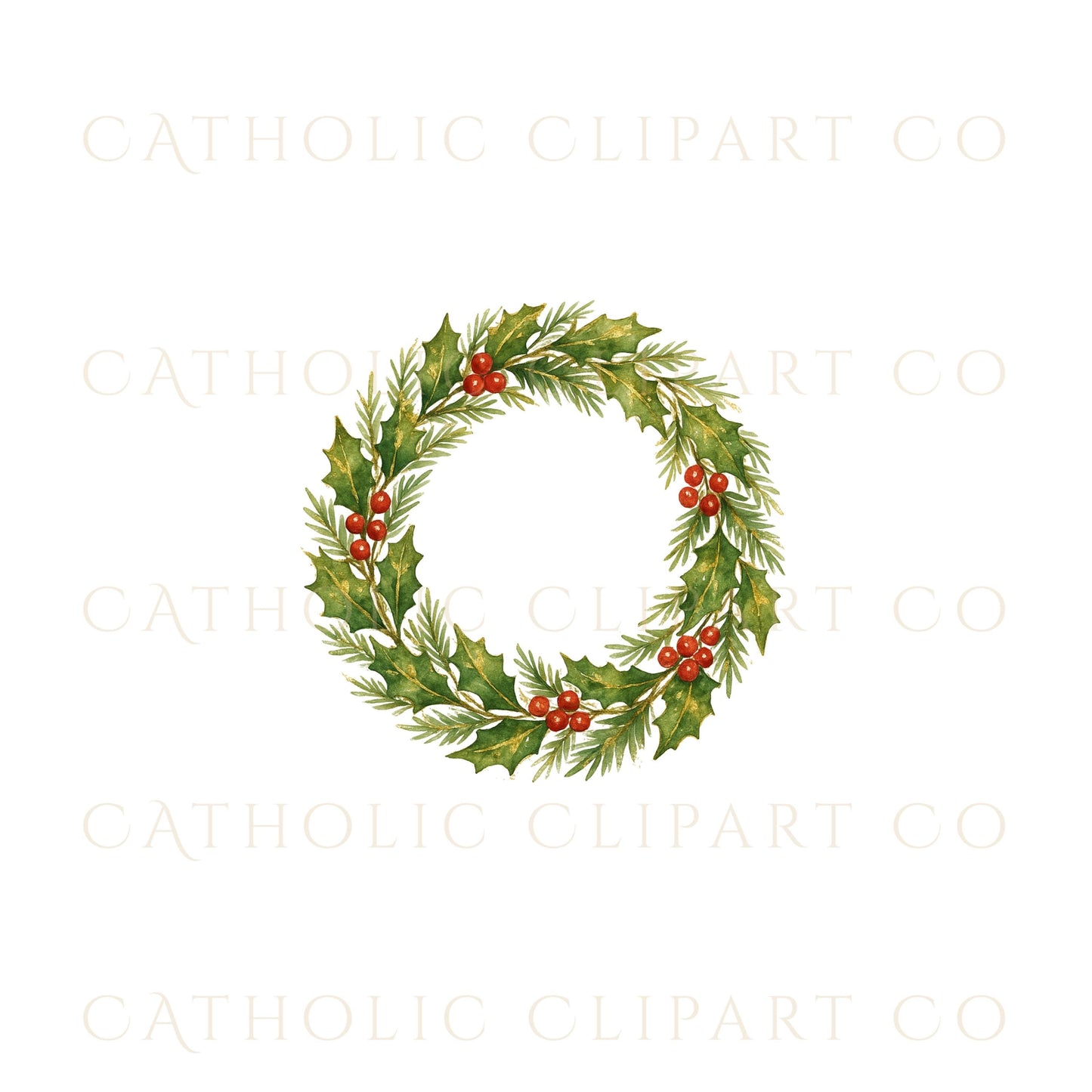 Advent wreath with gold accents, corona de Adviento con detalles dorados.
