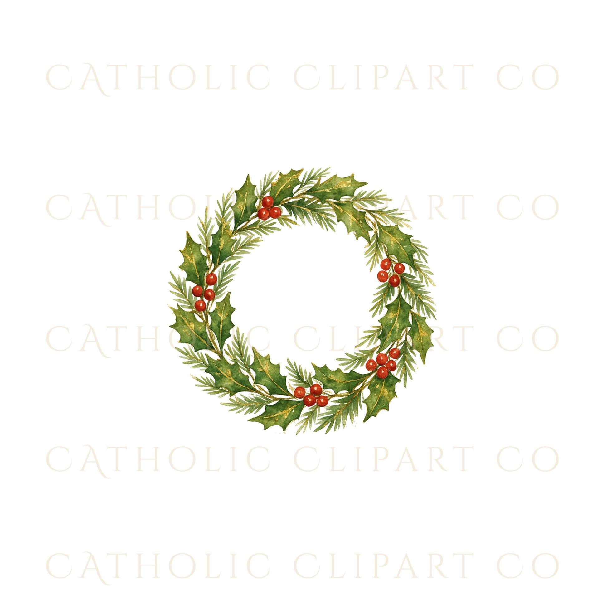 Advent wreath with gold accents, corona de Adviento con detalles dorados.