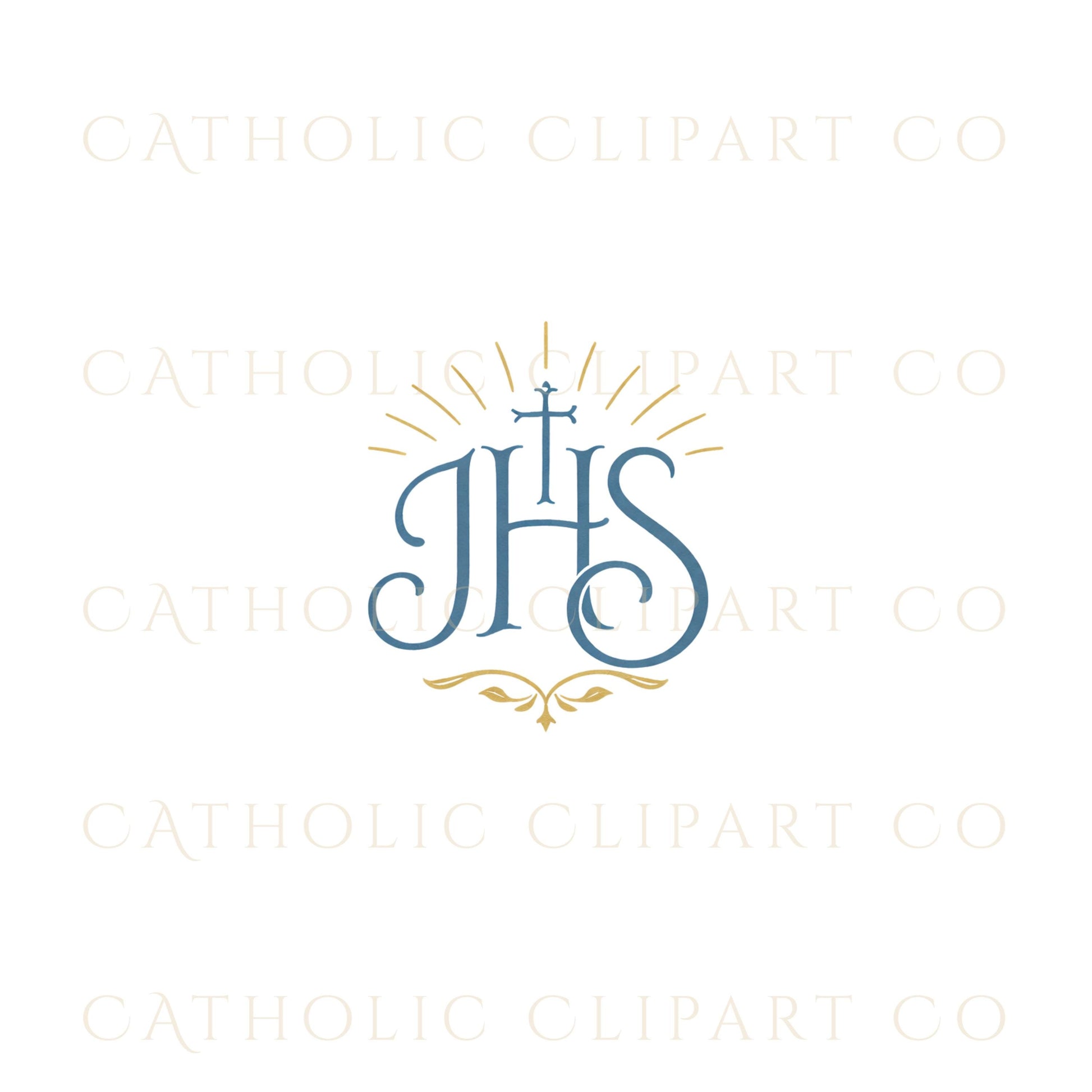 Catholic wedding clipart featuring Sacred Heart and Immaculate Heart – Clipart católico de boda con el Sagrado Corazón y el Inmaculado Corazón