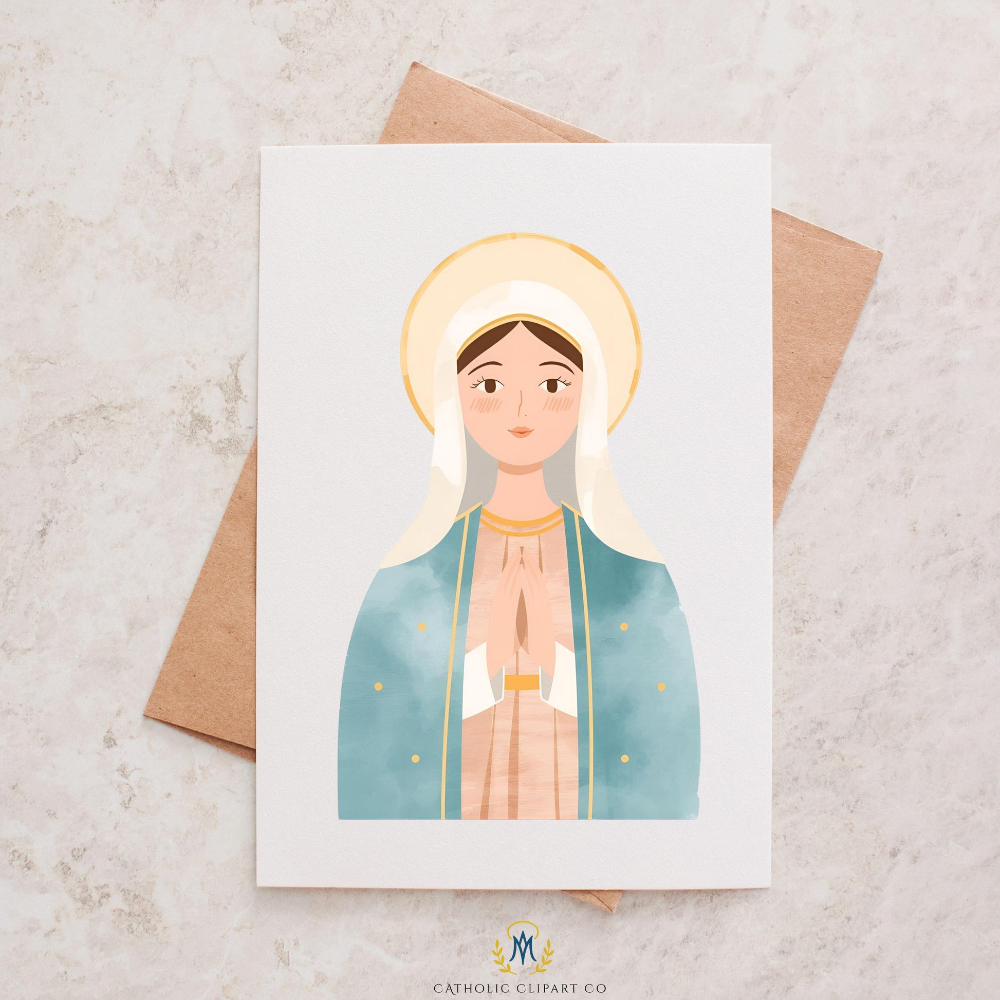 Virgin Mary PNG with transparent background | Virgen María PNG con fondo transparente