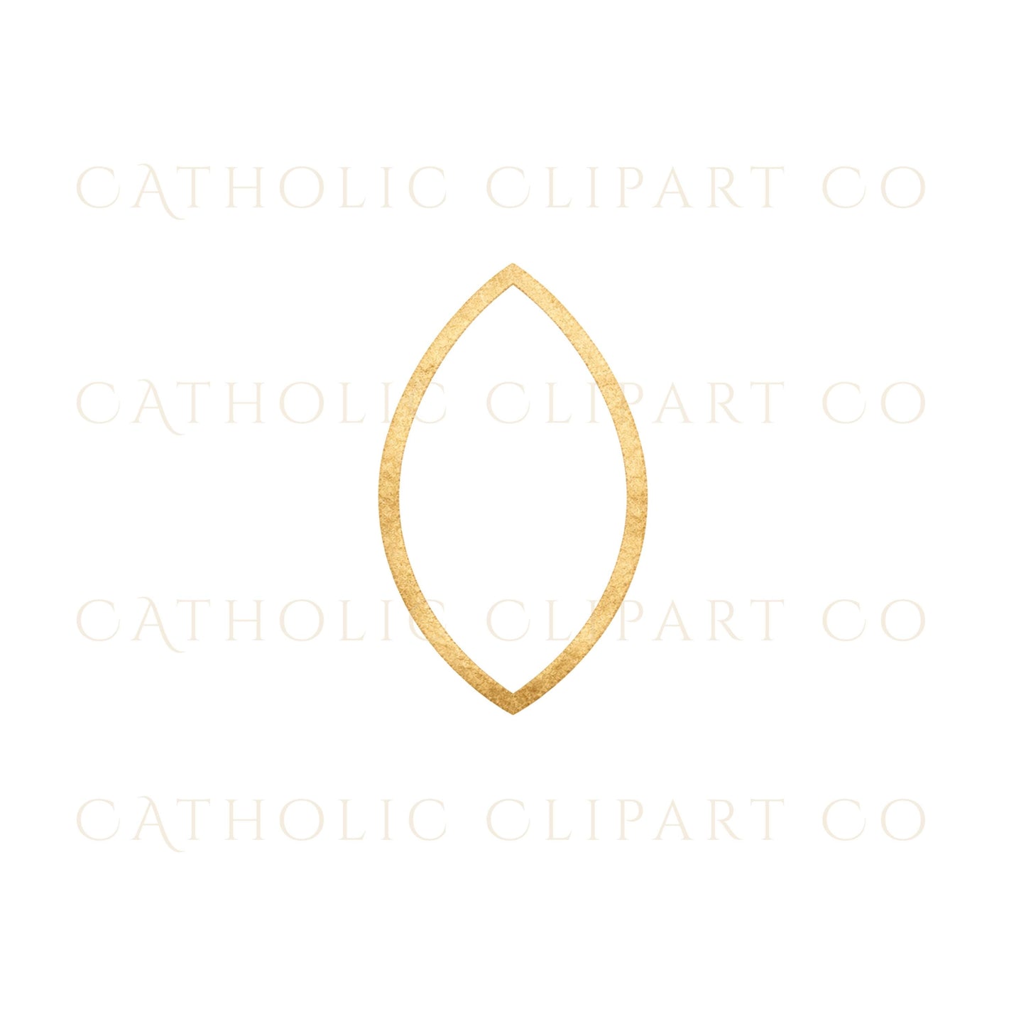 Marian halo aura clipart with glowing gold rays | Aura mariana con rayos dorados resplandecientes