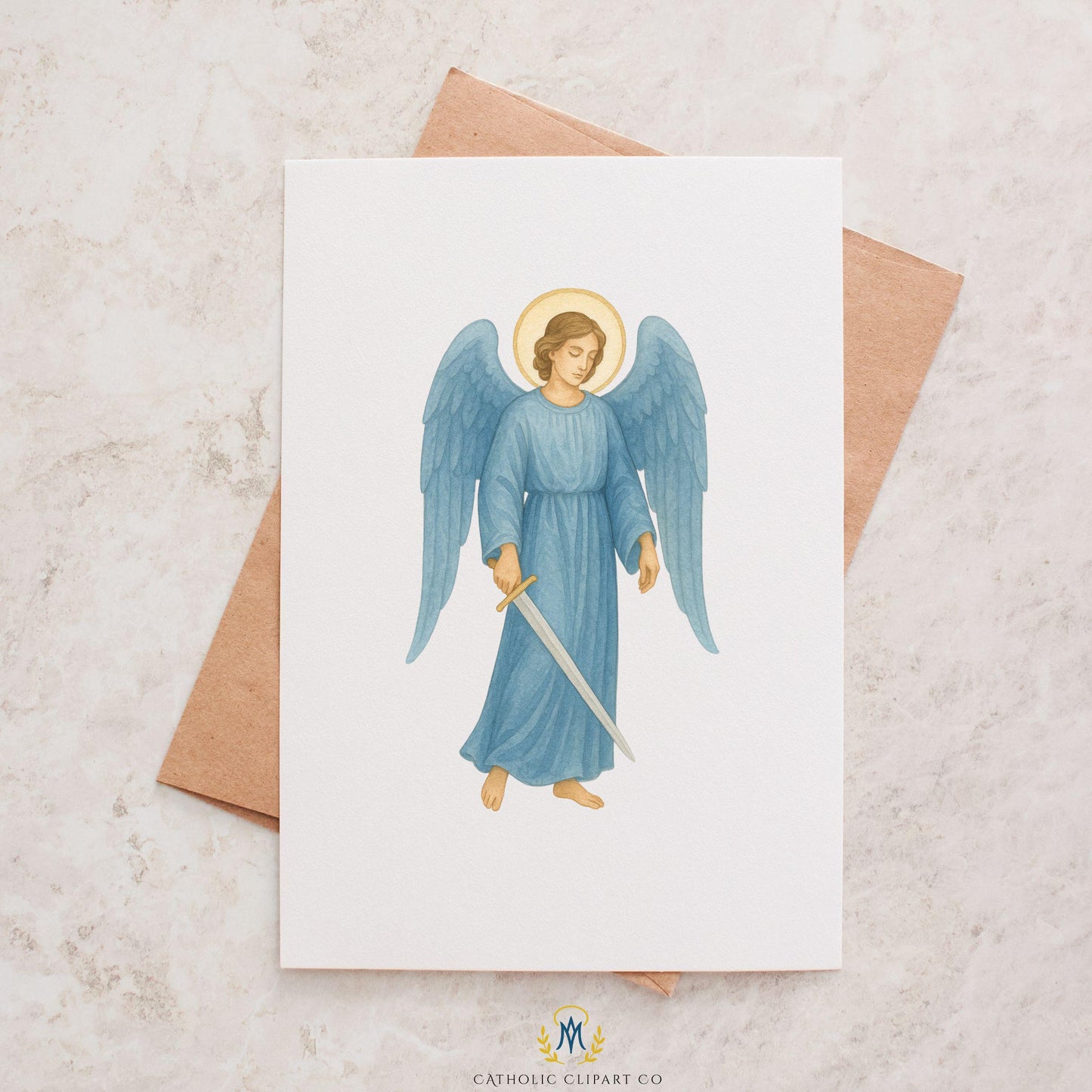 Christian angel clipart for Catholic printable projects | Clipart de ángel cristiano para proyectos imprimibles católicos