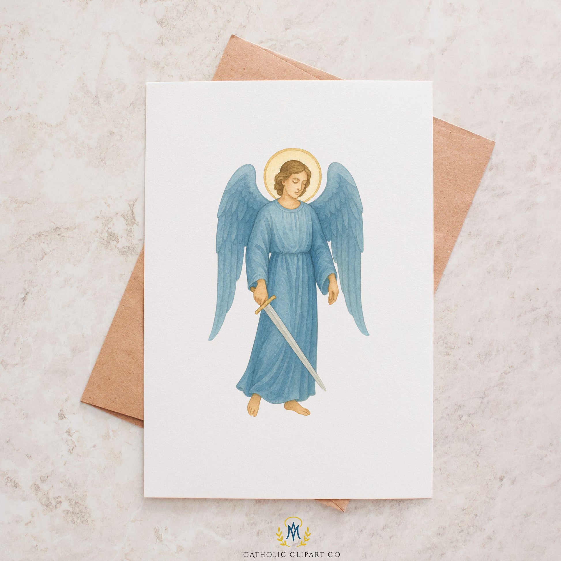 Christian angel clipart for Catholic printable projects | Clipart de ángel cristiano para proyectos imprimibles católicos