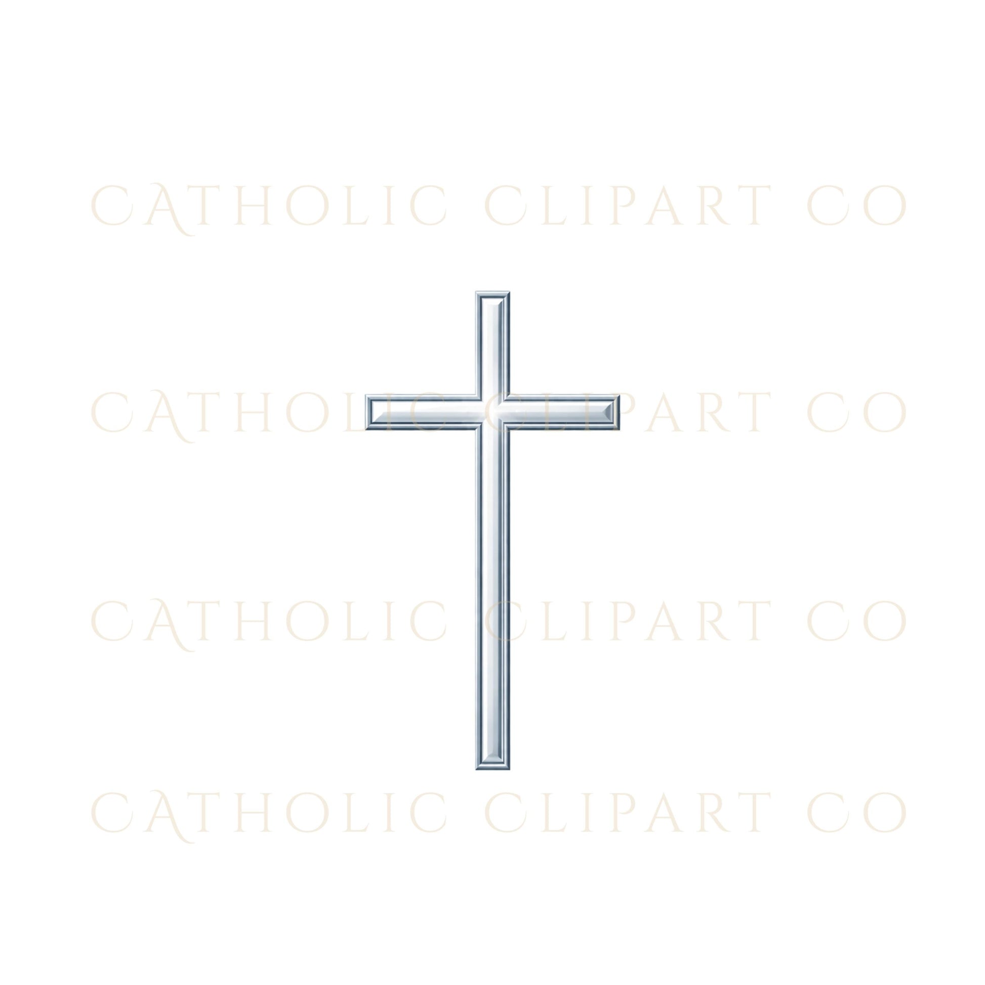Sacred Heart of Jesus soft glow clipart — Clipart del Sagrado Corazón de Jesús con brillo suave