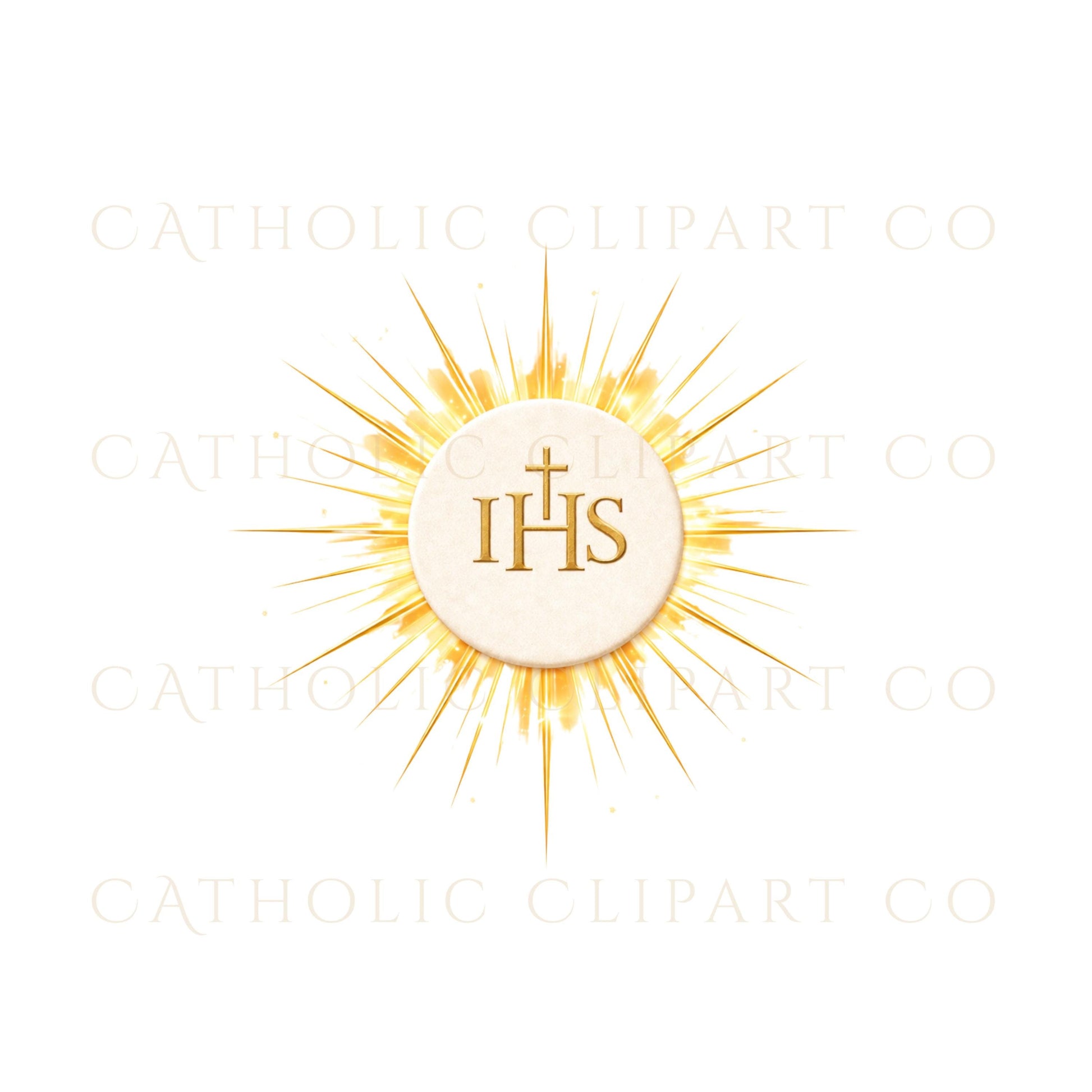 Gold chalice Catholic clipart for First Holy Communion invitations and church designs
Cáliz dorado clipart católico para invitaciones de Primera Comunión y diseños de iglesia