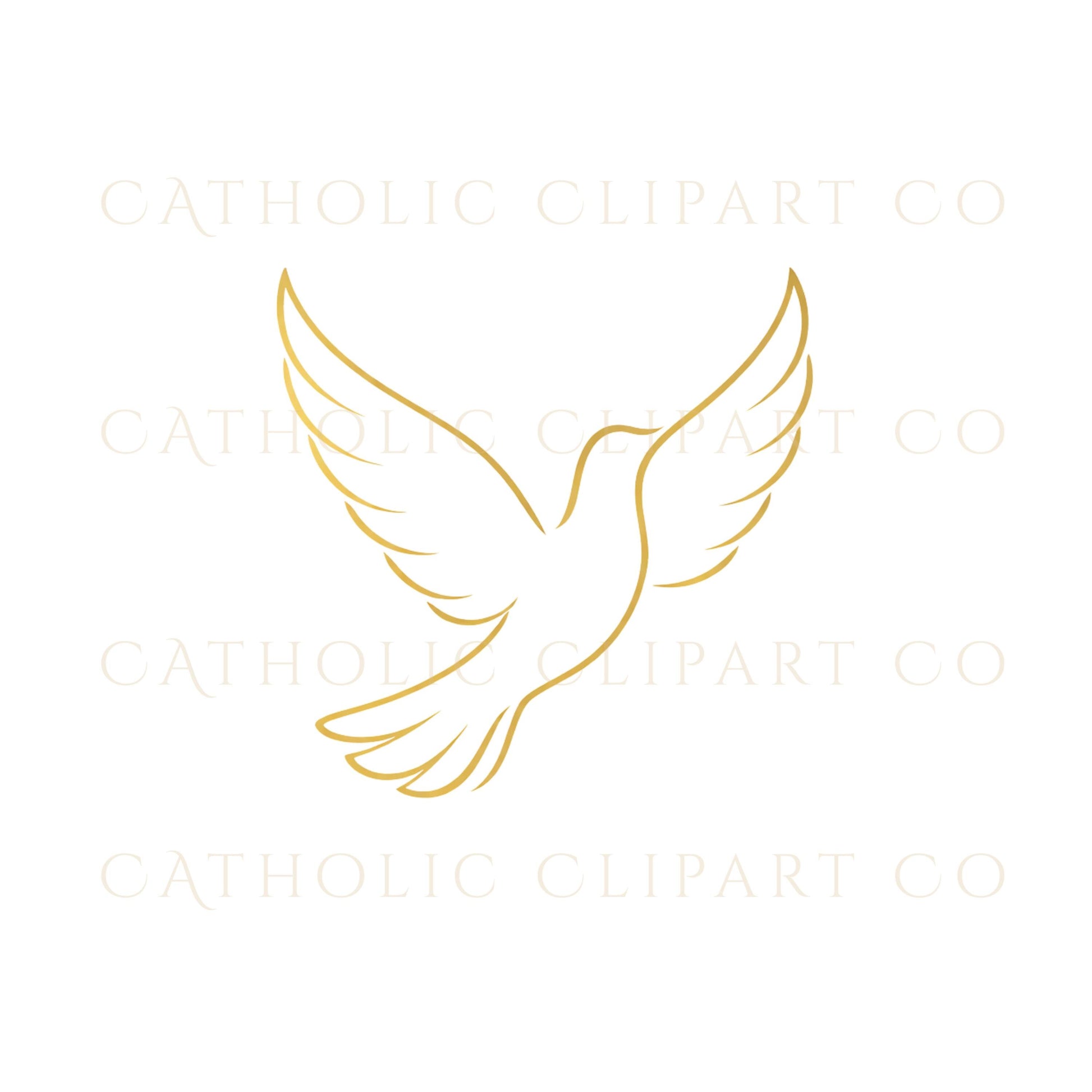 Christian Confirmation clipart elements for invitations and programs / Elementos de clipart cristiano para invitaciones de Confirmación
