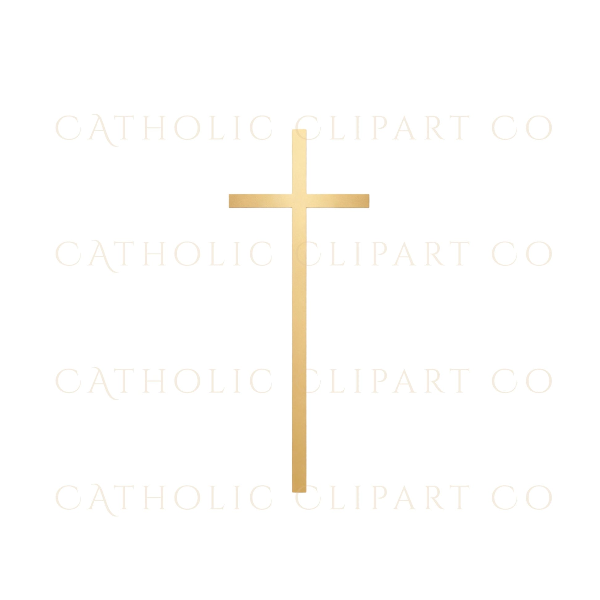 Gold wax seal mockup featuring a blank Catholic cross
Maqueta de sello de cera dorado con cruz católica en blanco