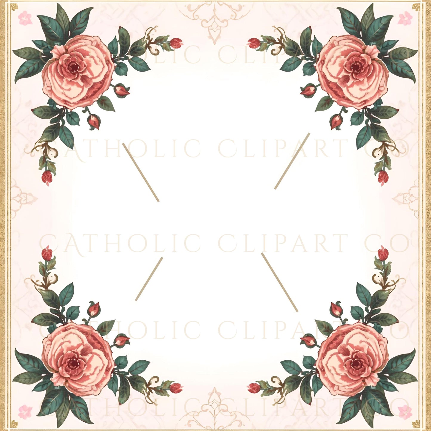 Catholic digital background paper for baptism and communion projects / Papel digital católico para proyectos de bautismo y primera comunión