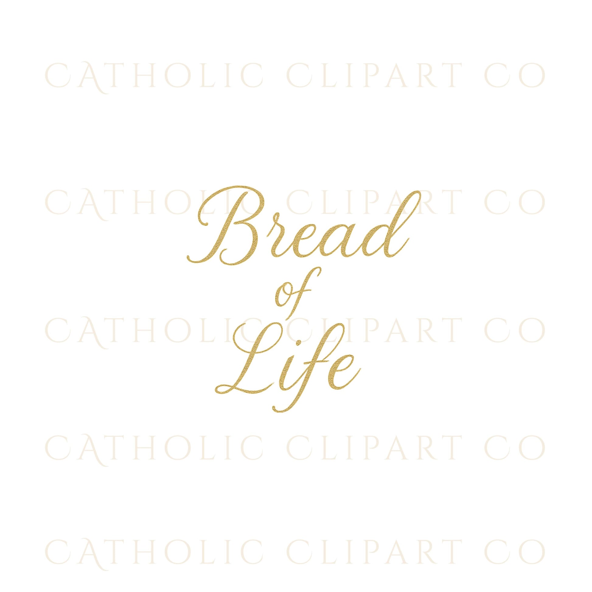 In Christ gold Catholic script lettering | En Cristo en letra dorada católica