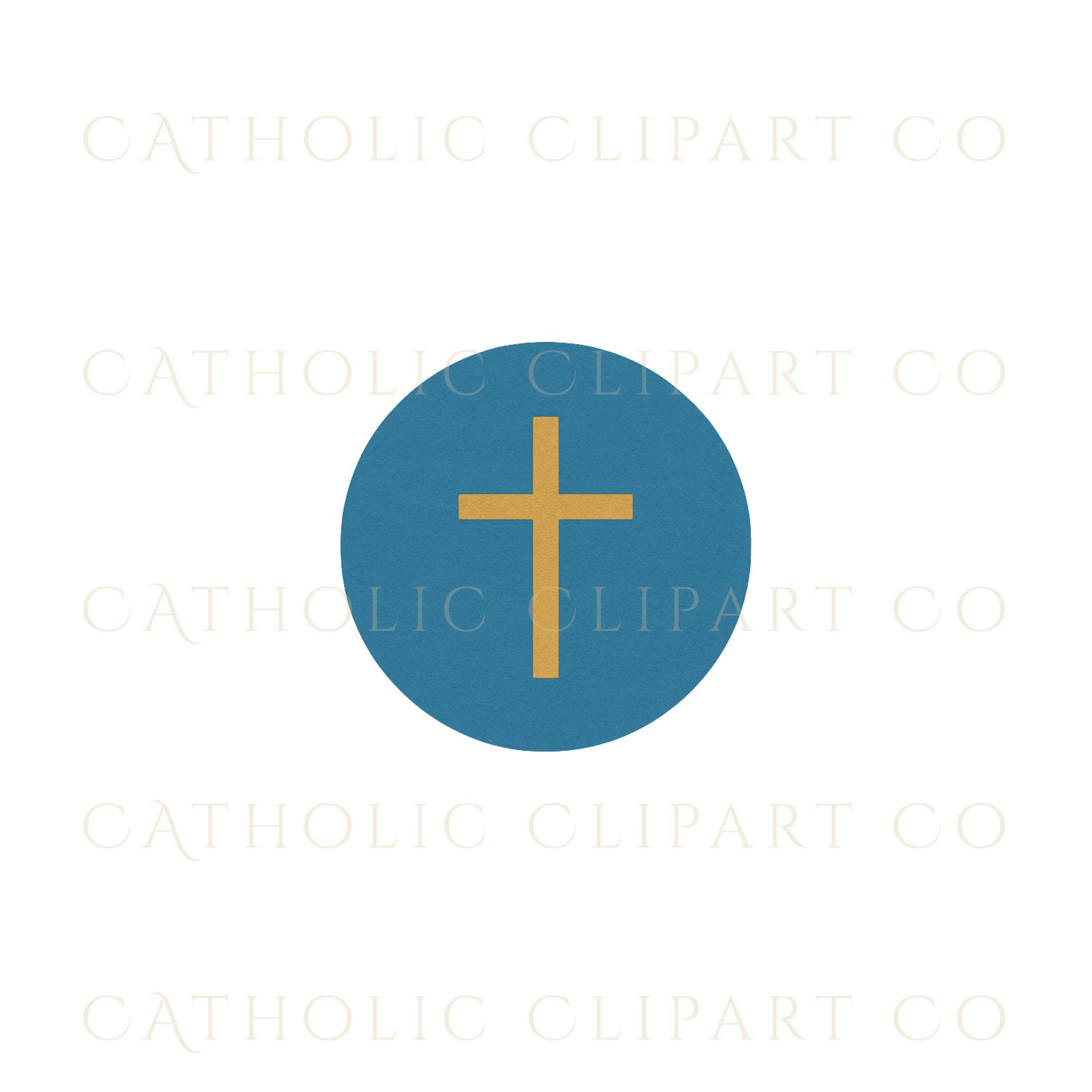 Something blue Catholic wedding clipart for faith-based designs – Clipart católico de boda estilo something blue para diseños religiosos