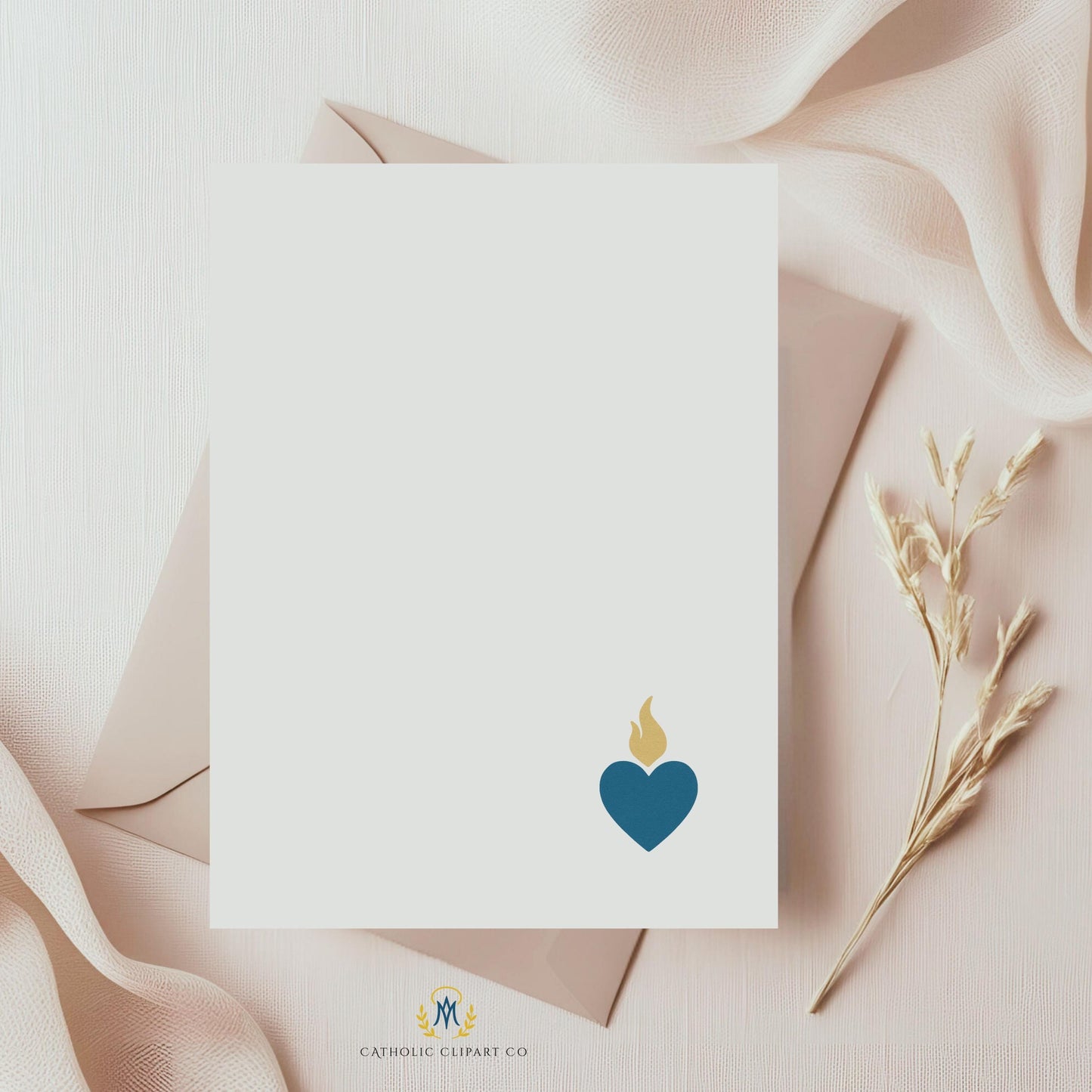 Catholic wedding JPG clipart with blue and gold accents – Clipart JPG de boda católica con acentos azul y dorado