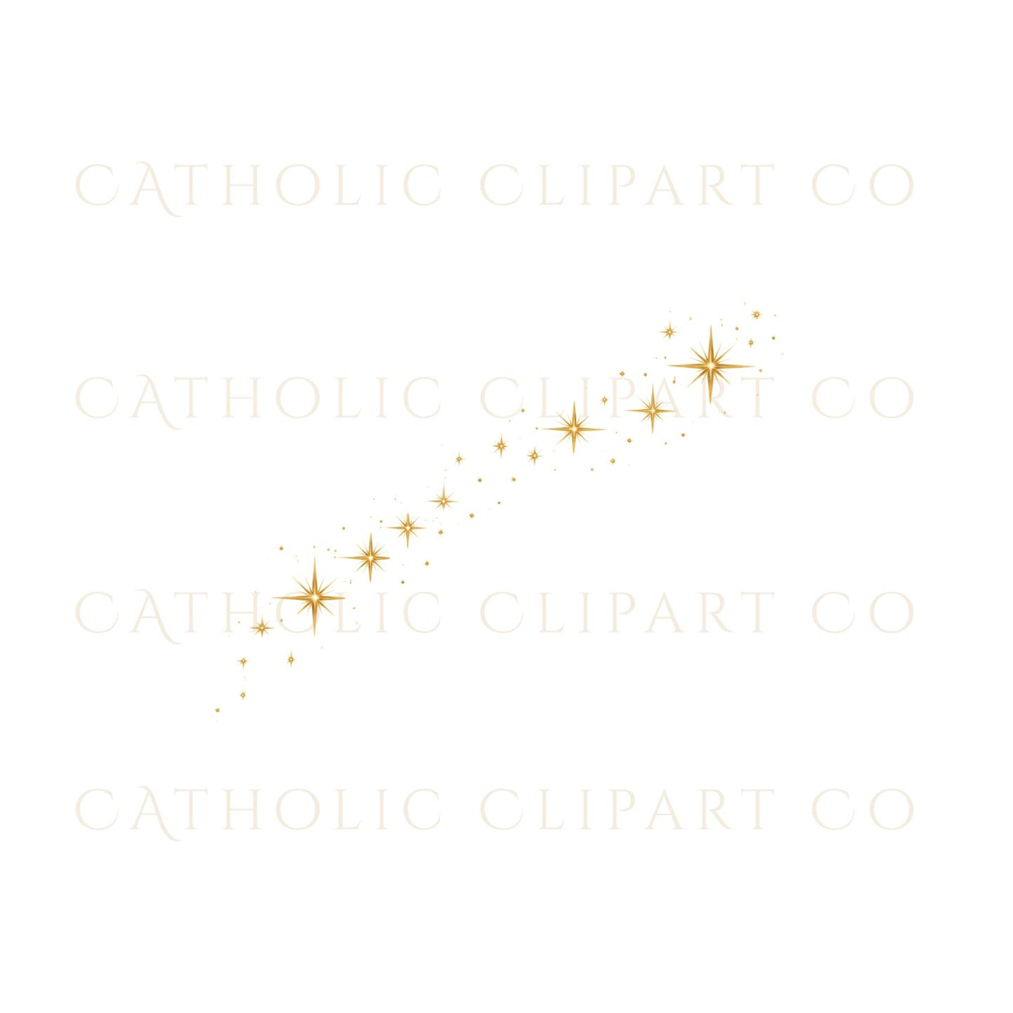 Sacred gold rays circle clipart for Catholic designs | Rayos dorados circulares para diseños católicos
