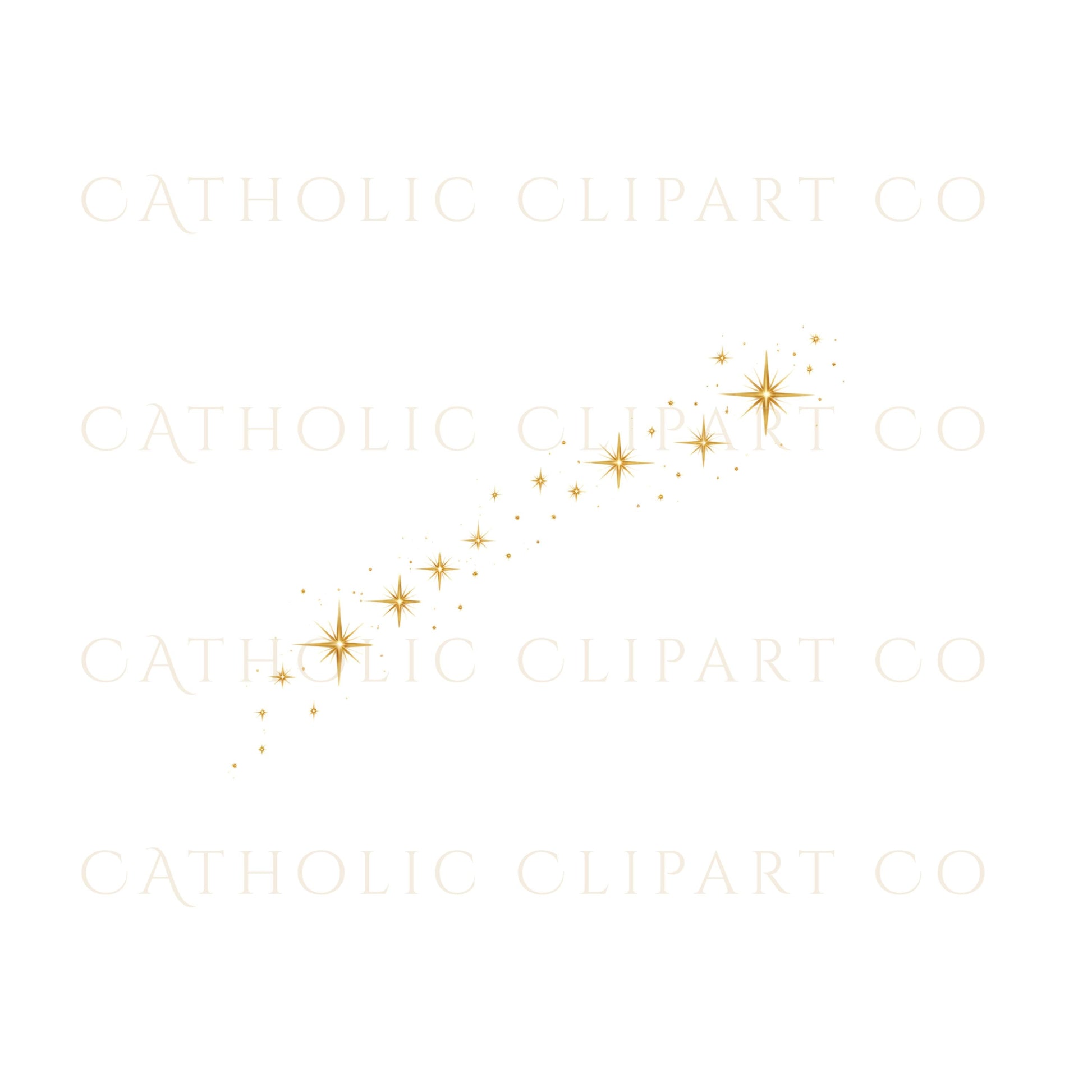 Sacred gold rays circle clipart for Catholic designs | Rayos dorados circulares para diseños católicos