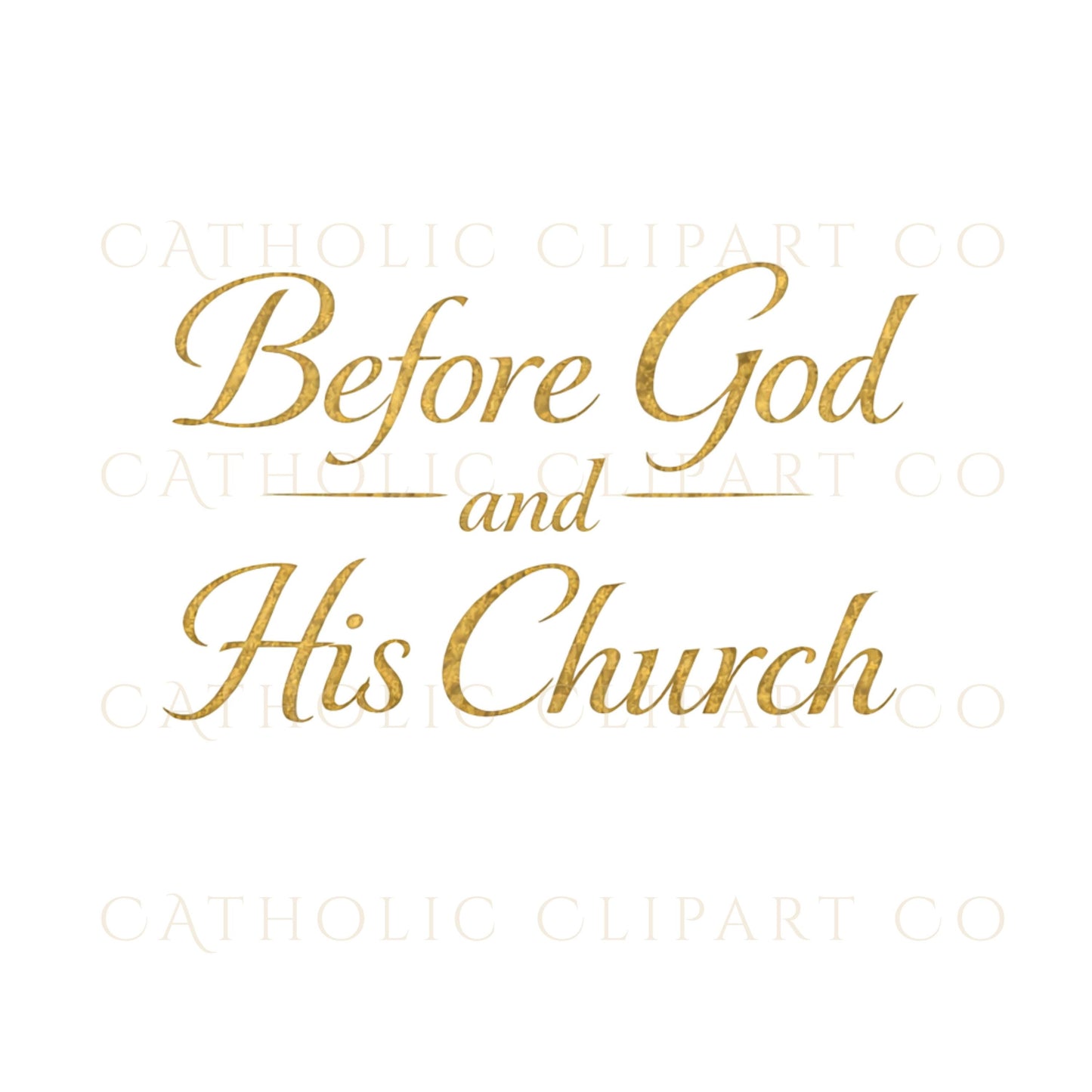 IHS Christogram with wedding rings Catholic clipart / Clipart católico del monograma IHS con anillos de boda