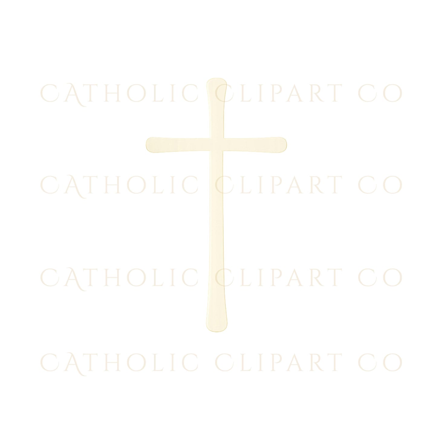 Blank Catholic crosses arranged in a designer clipart collection
Cruces católicas en blanco organizadas en una colección de clipart profesional