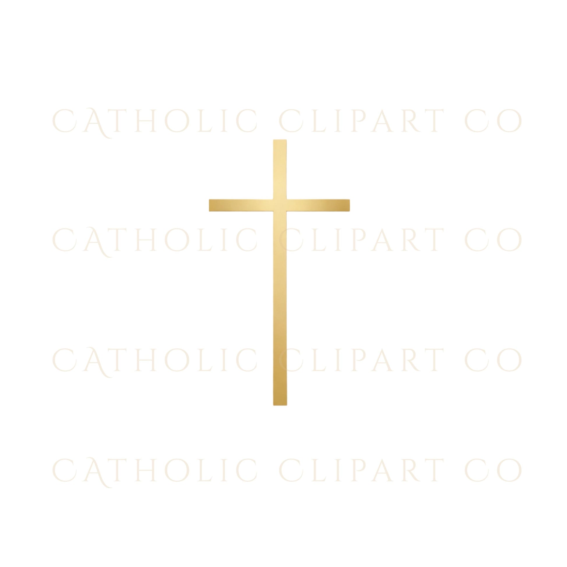 Elongated Catholic cross design for elegant wedding stationery
Diseño de cruz católica alargada para papelería de boda elegante