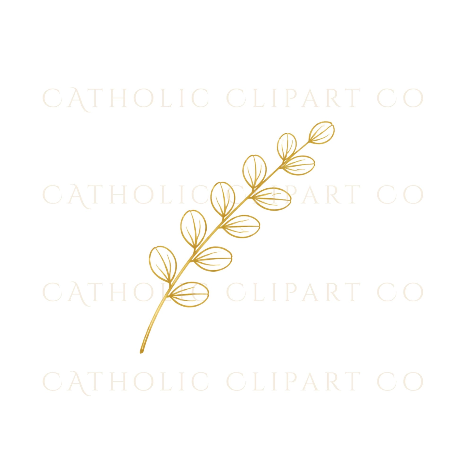 Wedding invitation mockup featuring gold laurel wreath clipart | Mockup de invitación de boda con corona de laurel dorada en clipart