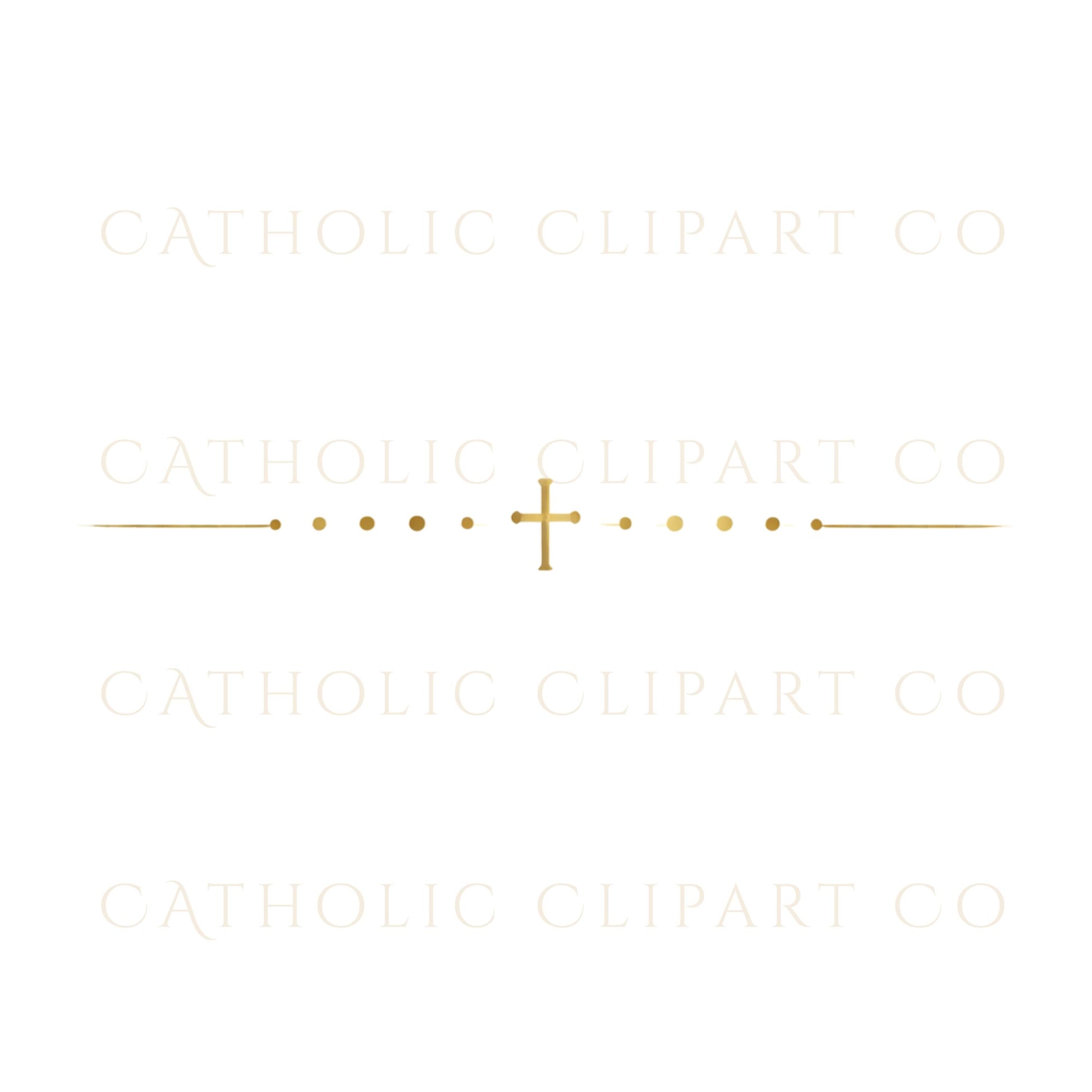 Religious certificate clipart set suitable for parish offices, Catholic schools, and church documents | Conjunto de clipart de certificados religiosos ideal para oficinas parroquiales, escuelas católicas y documentos de iglesia