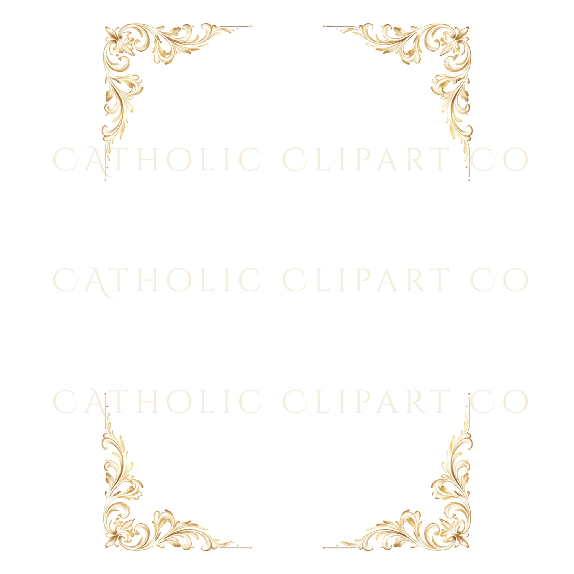Elegant gold Catholic certificate frame with subtle religious cross detail | Marco de certificado católico elegante en dorado con sutil detalle de cruz religiosa