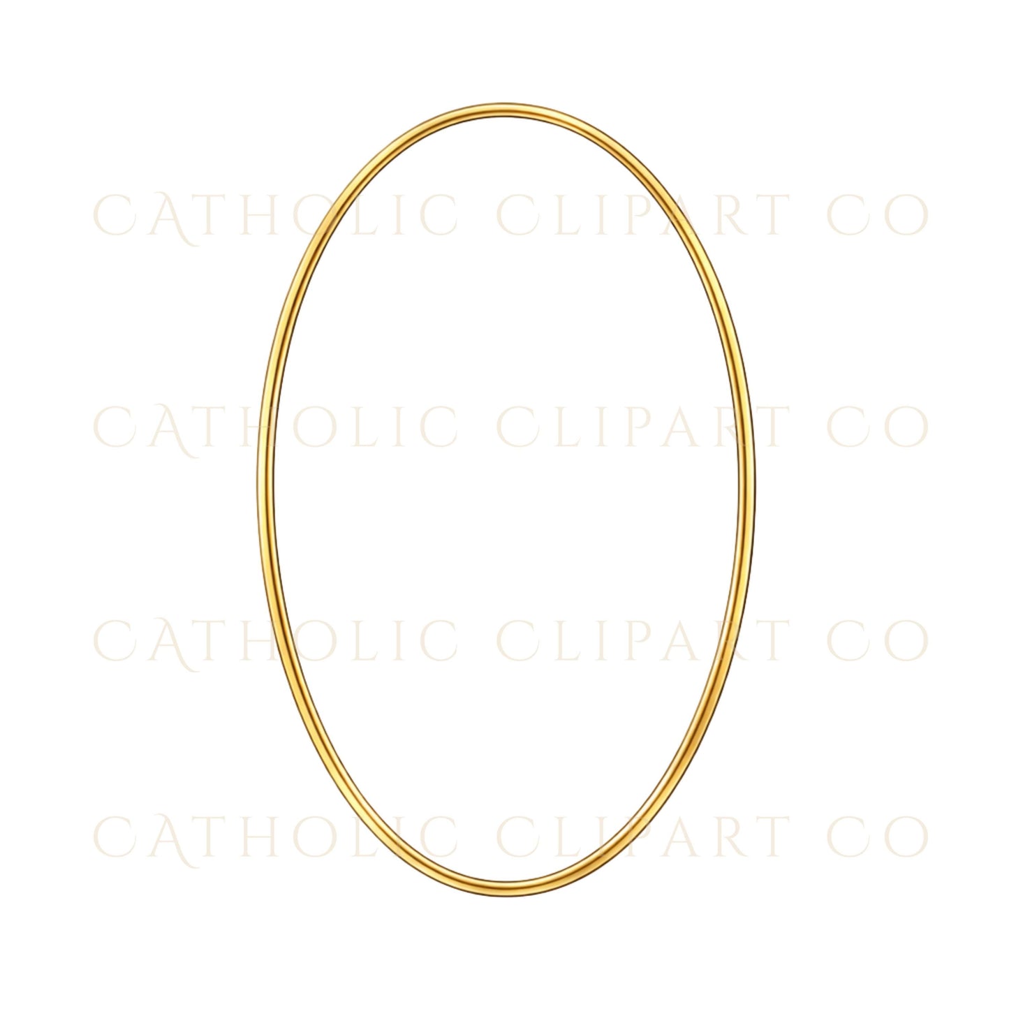 Elegant gold Catholic frames clipart for baptism, confirmation, and marriage | Clipart de marcos dorados católicos elegantes para bautismo, confirmación y matrimonio