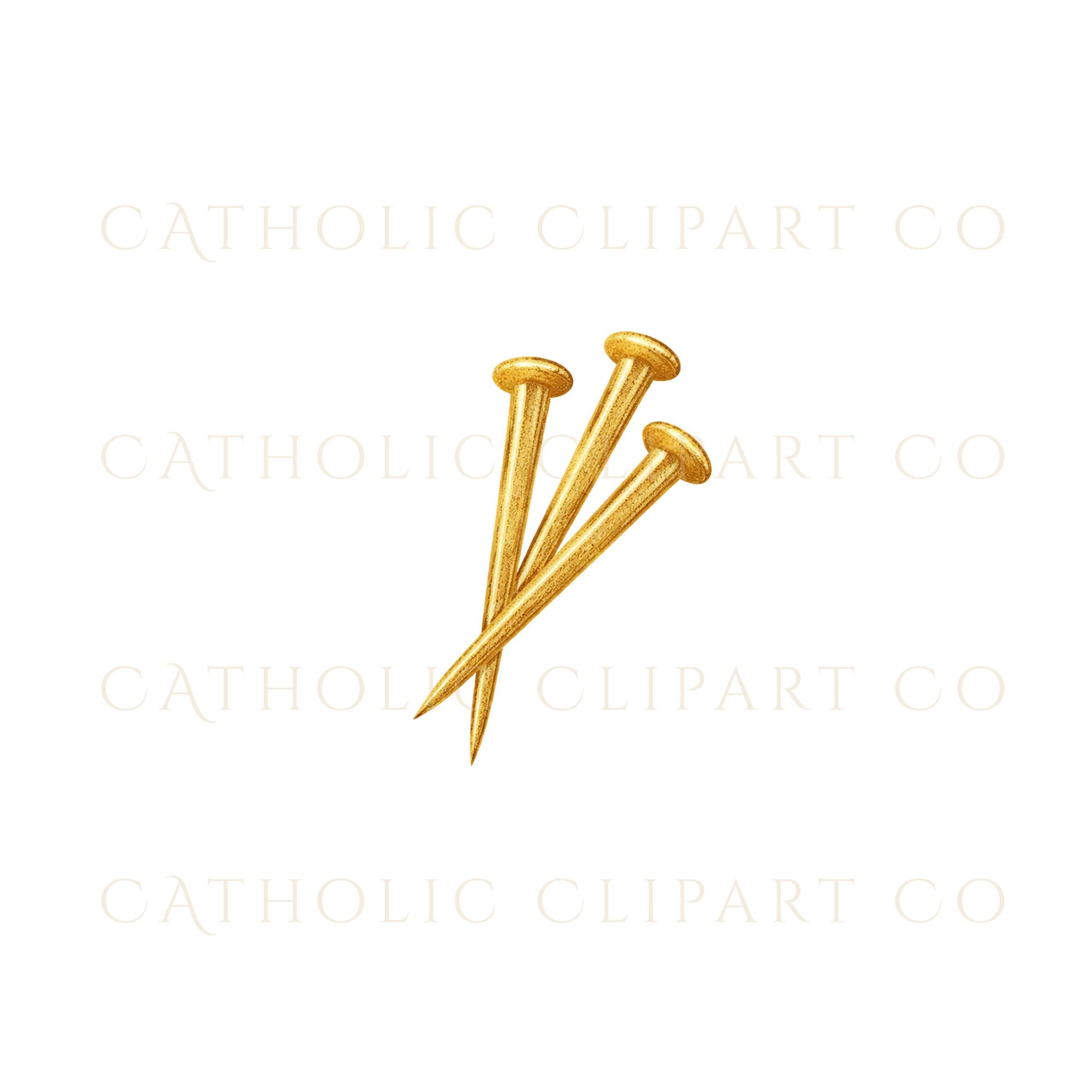 Gold palm branch clipart single stem for Lent and Holy Week Catholic designs | Clipart de rama de palma en dorado de un solo tallo para Cuaresma y Semana Santa