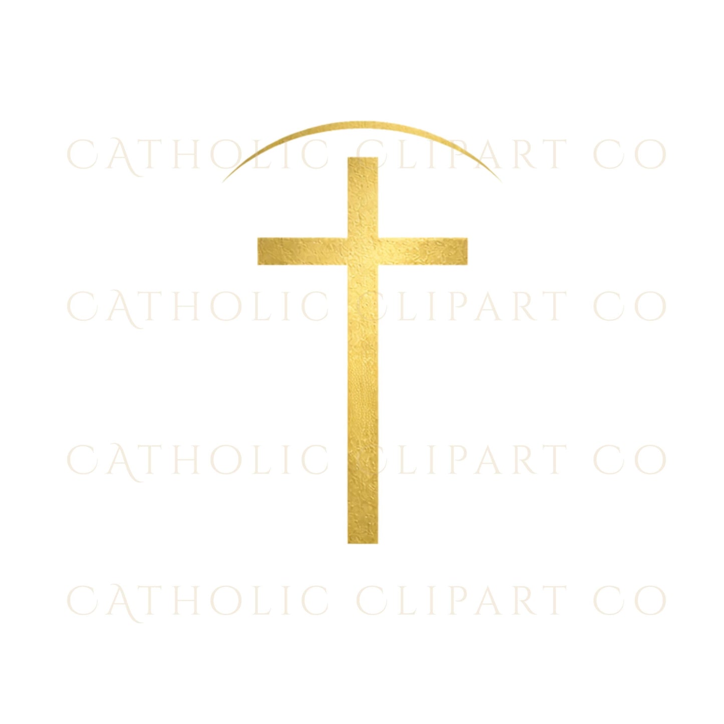 Alpha and Omega Catholic symbols gold foil clipart for liturgical use
Clipart de símbolos Alfa y Omega católicos en oro para uso litúrgico